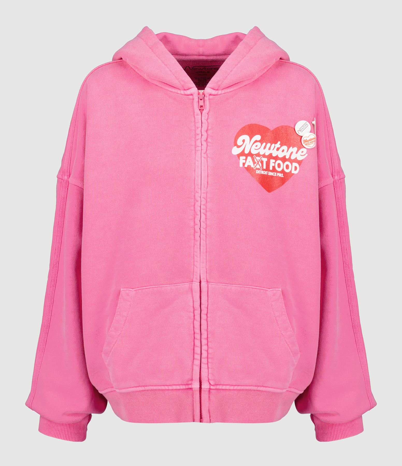 Wiper Fast Fuschia Hooded Top