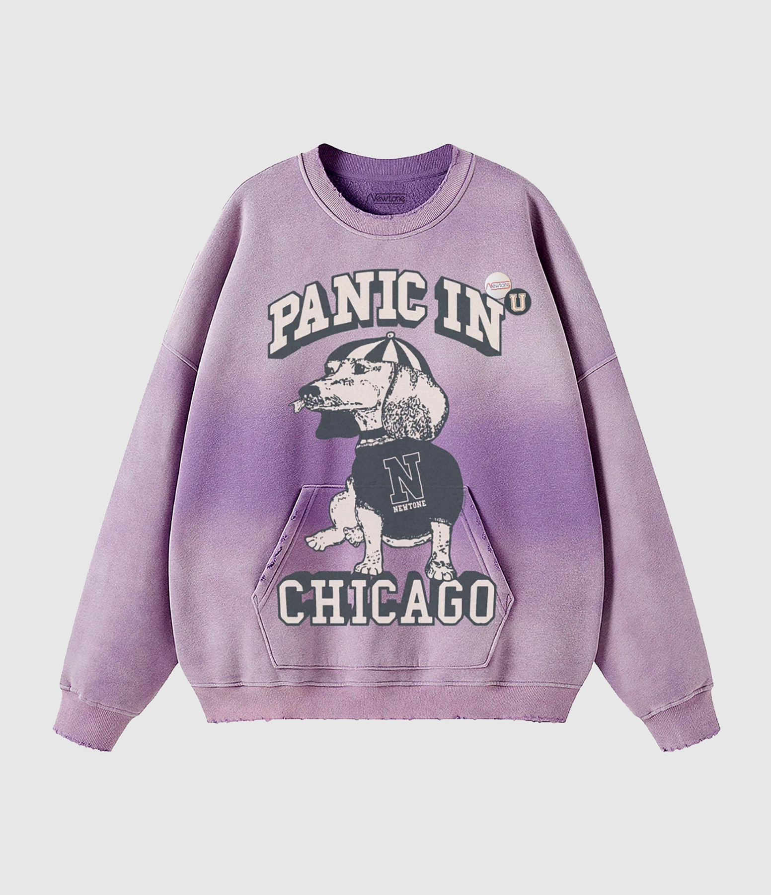 Piper Chicago Vintage Purple Sweatshirt