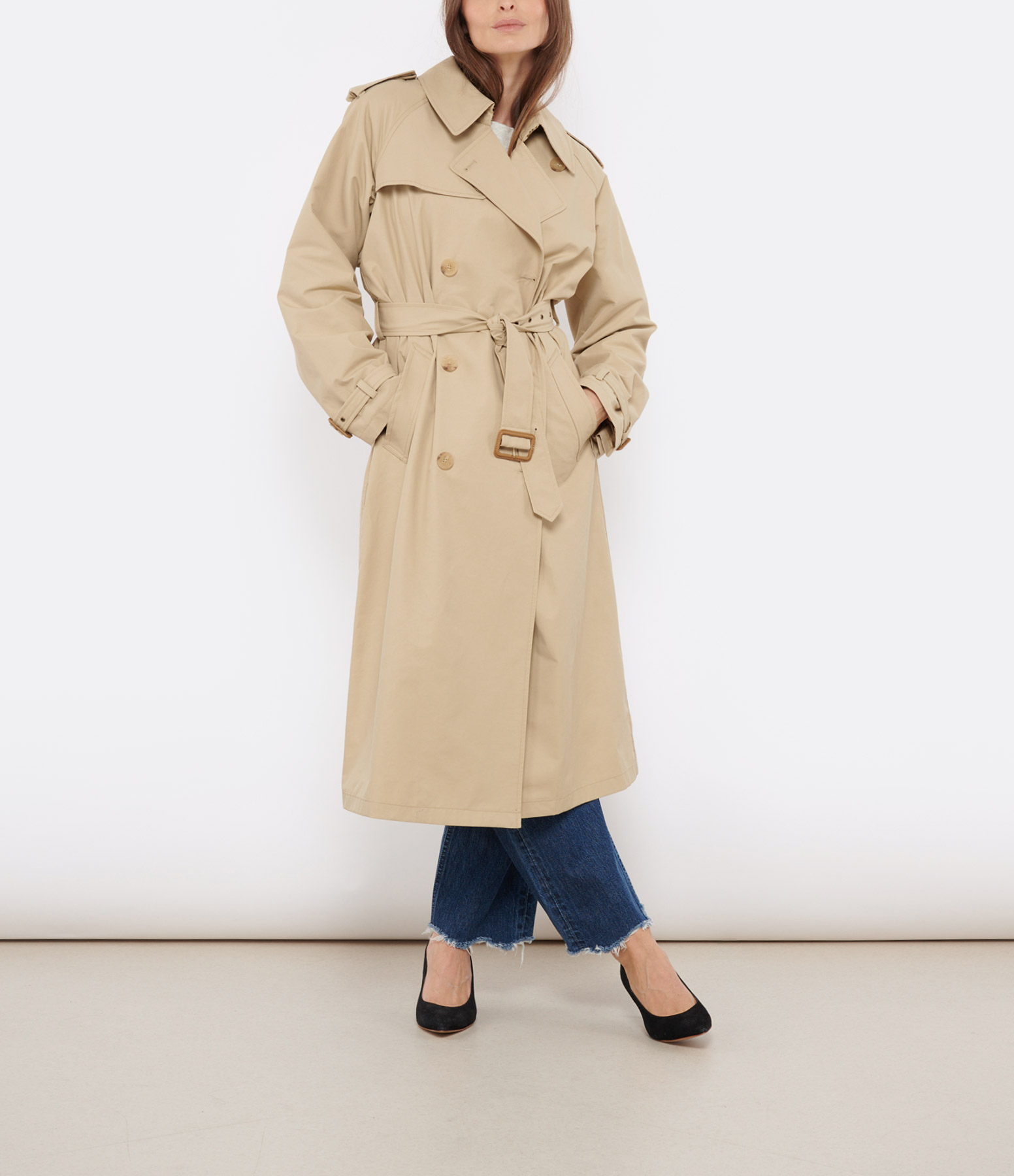 Tanner Khaki Trench Coat