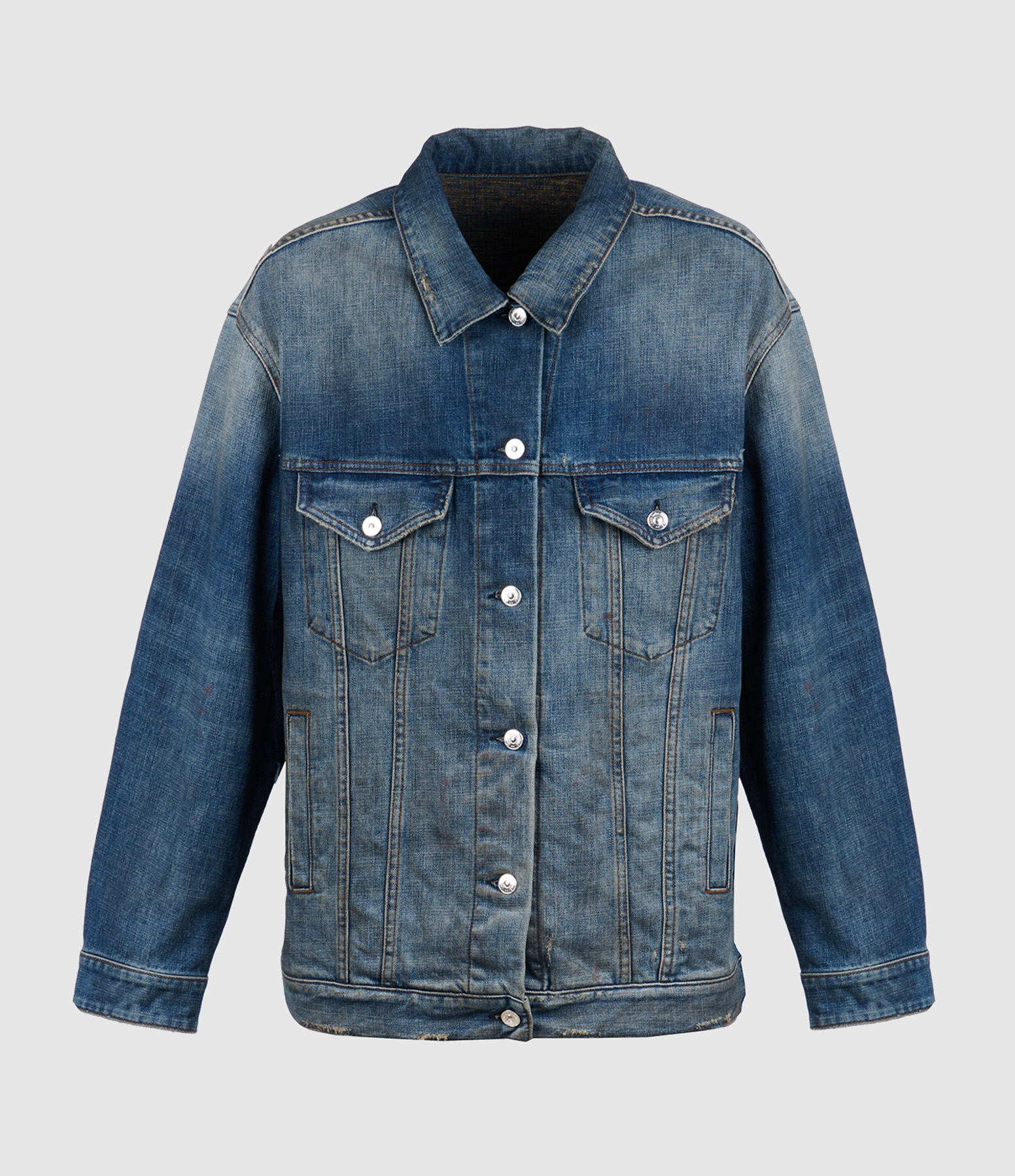 Sibi Destroyed Denim Trucker Jacket