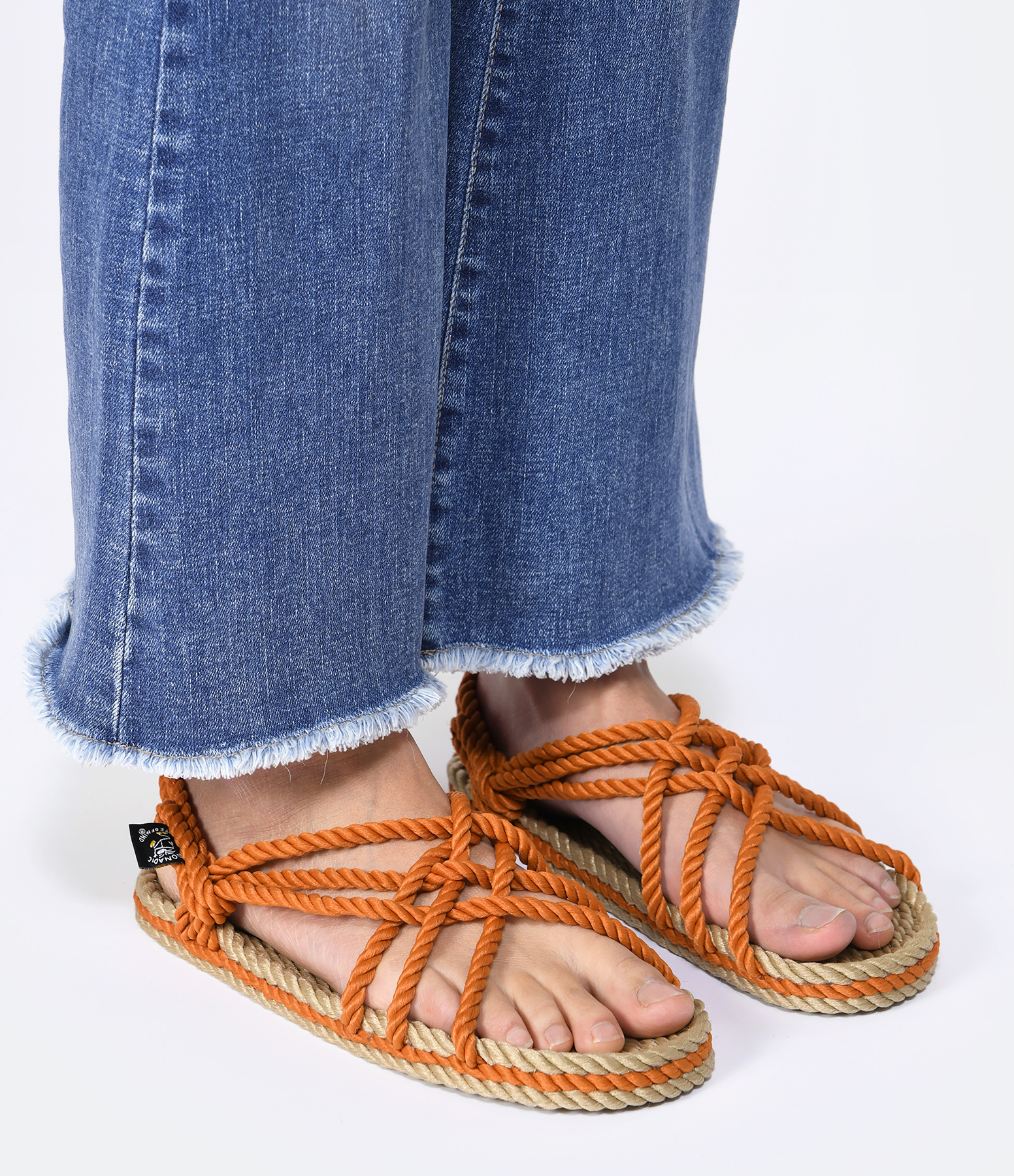 JC Sandals – Beige and Orange