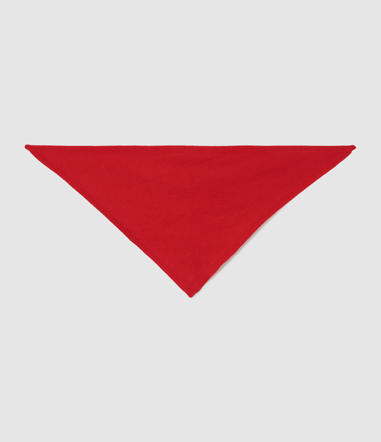 Triangle Laine Cachemire Ruddy Rouge