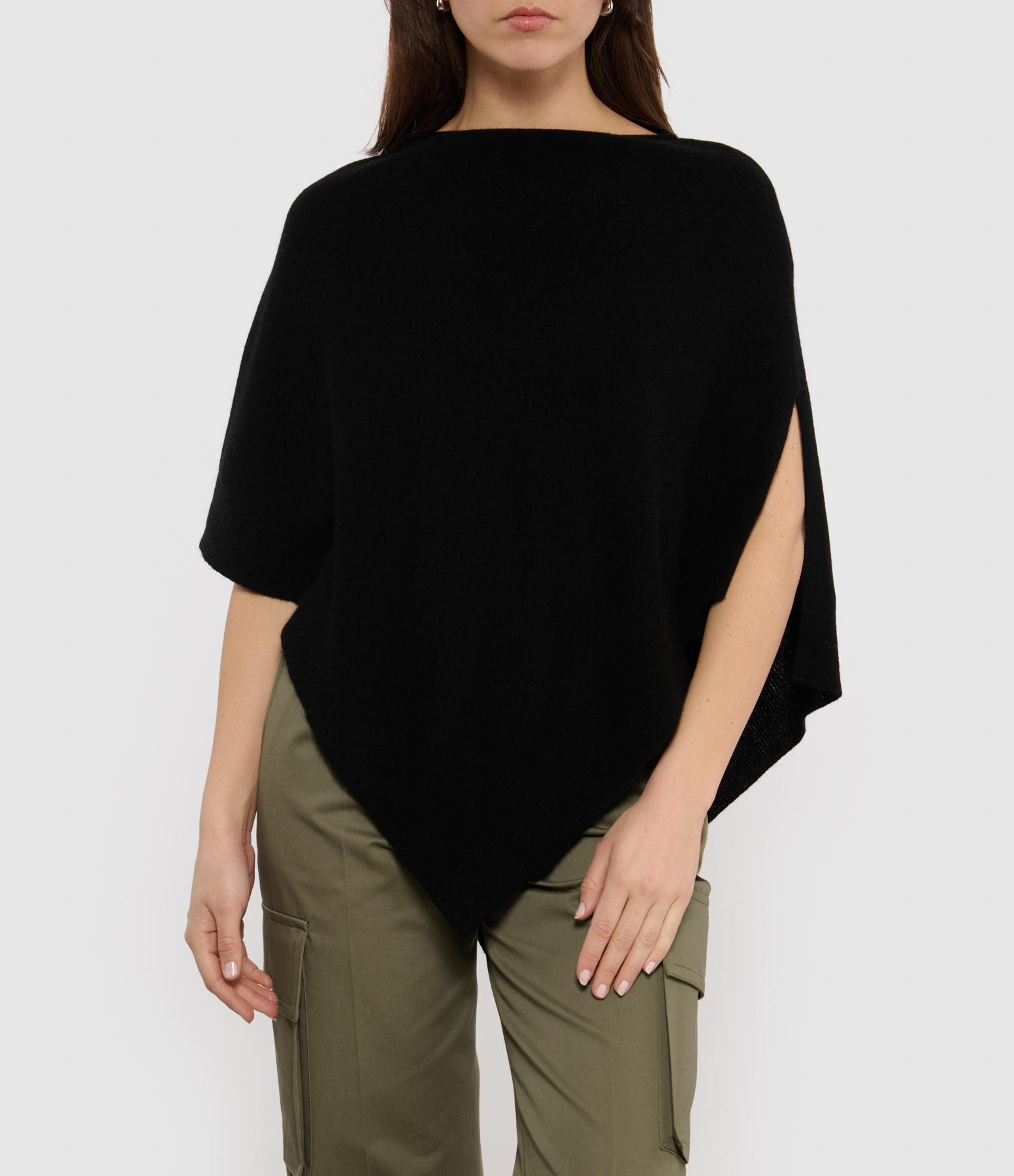 Black Cashmere Cape Auguste