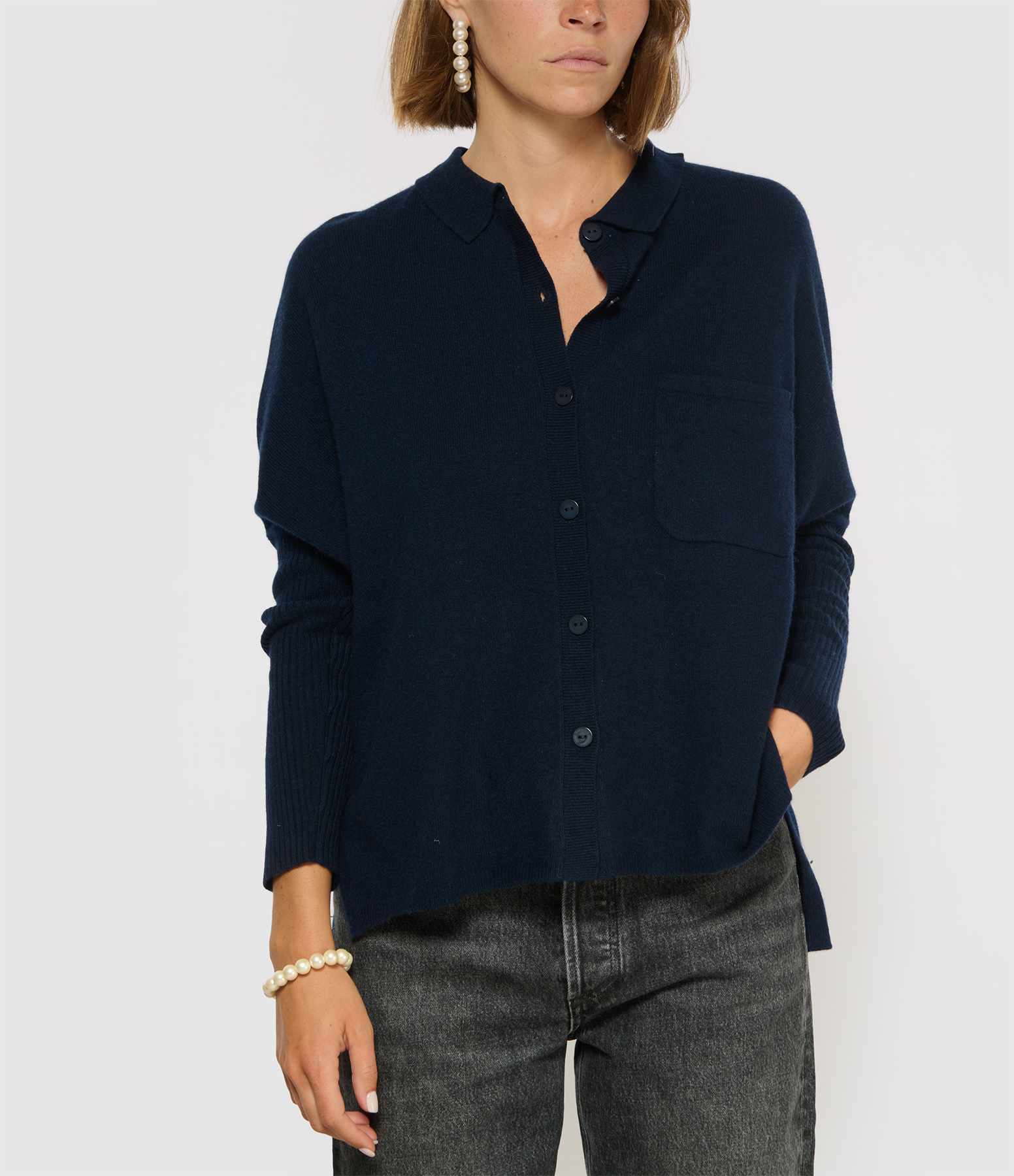 Andrea Navy Cardigan
