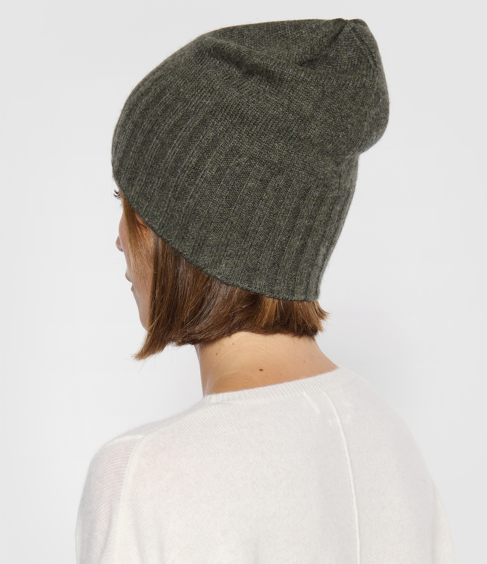 Ines Cashmere Ash Beanie