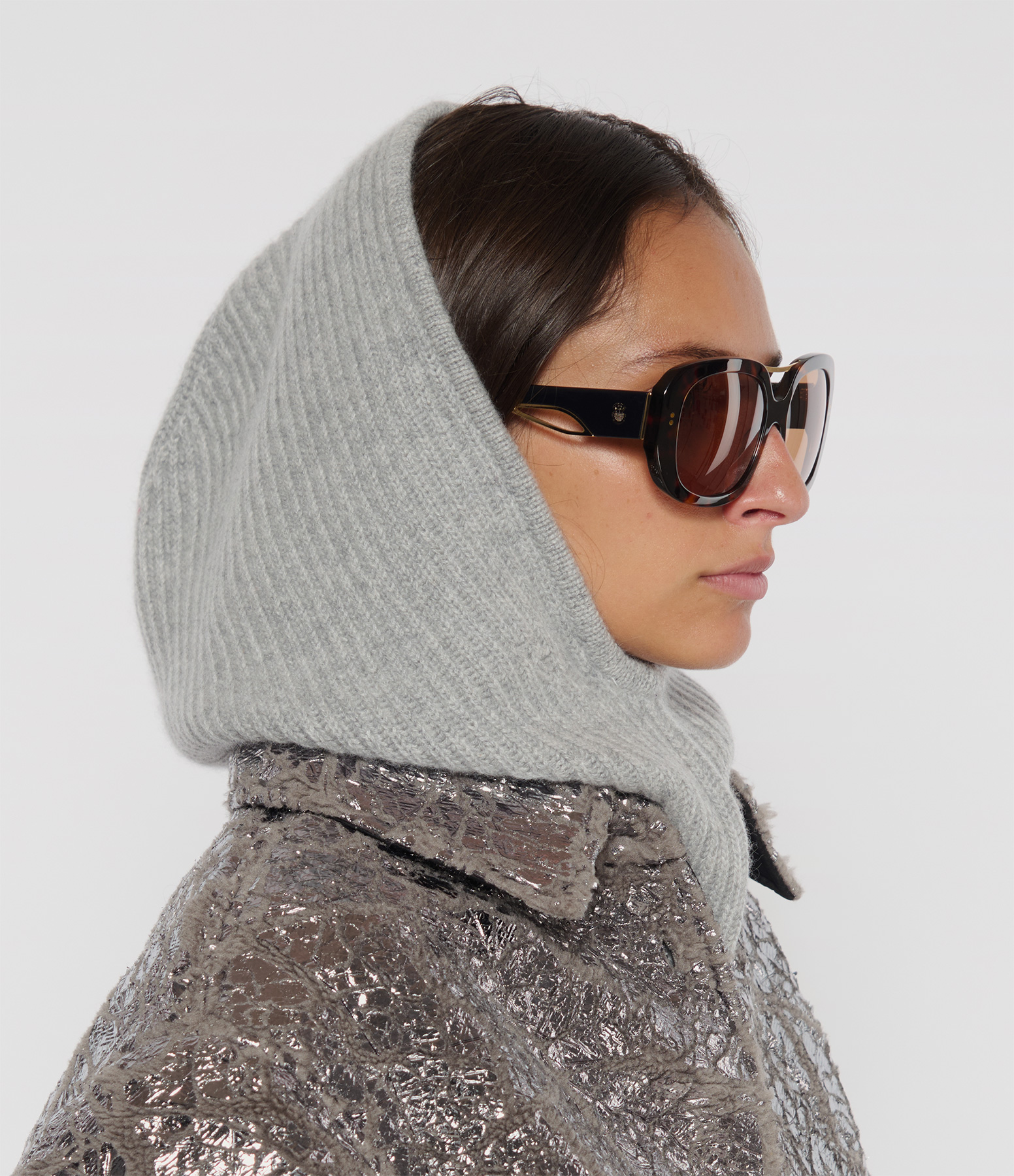 Lita Cashmere Balaclava – China Grey