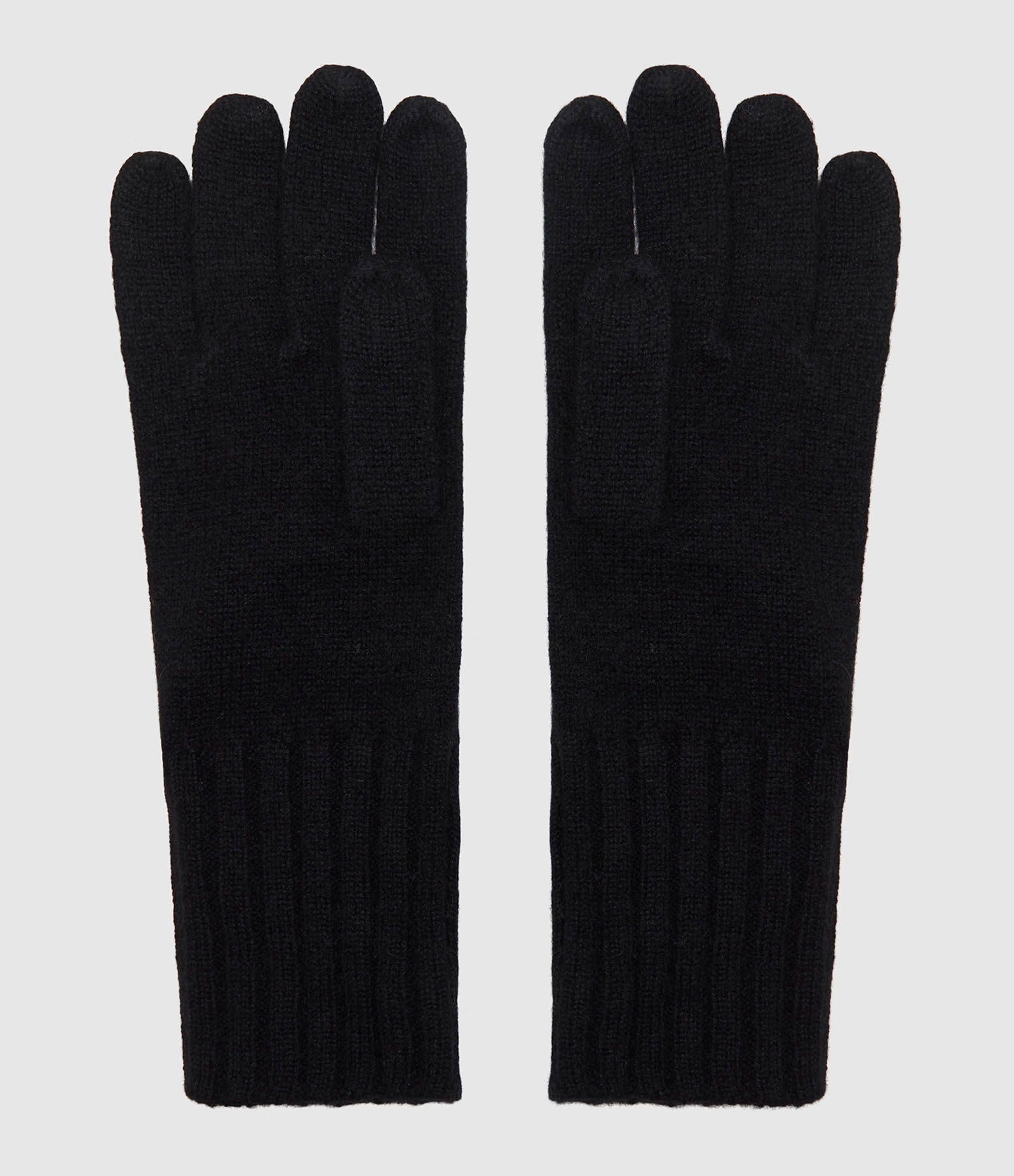 Antonine Black Cashmere Gloves