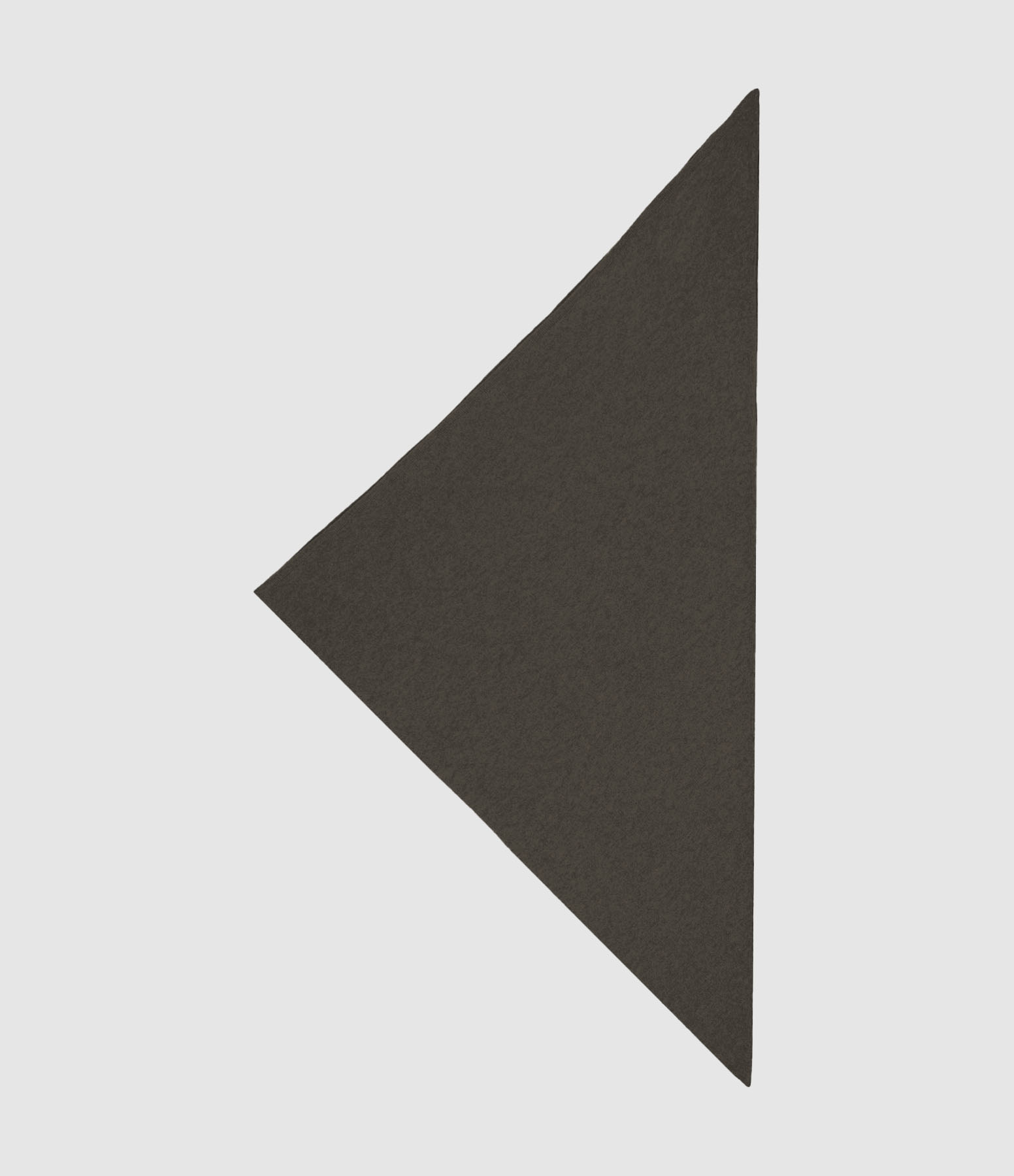Eléonore Ash Cashmere Triangle Scarf
