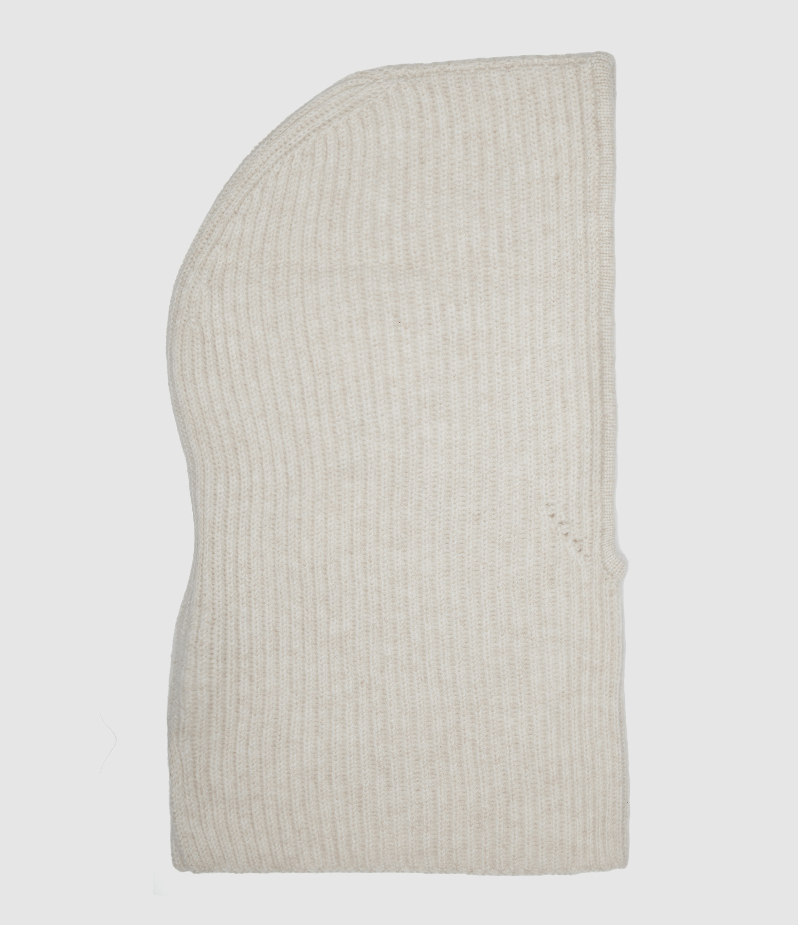 Lita Beige Cashmere Balaclava, China