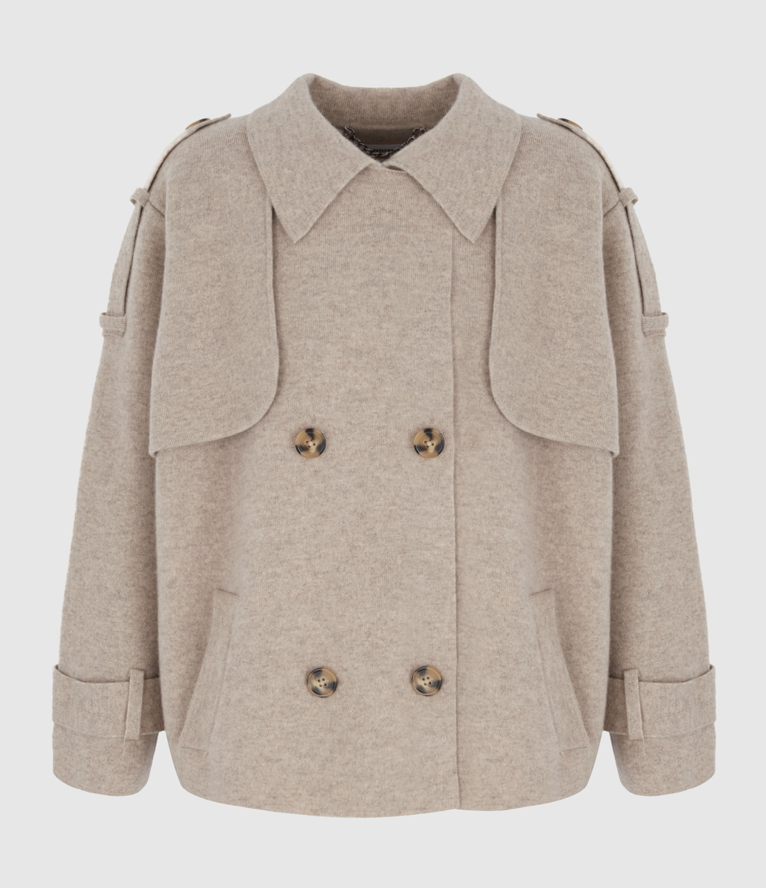 Sandstone Short Trench Coat