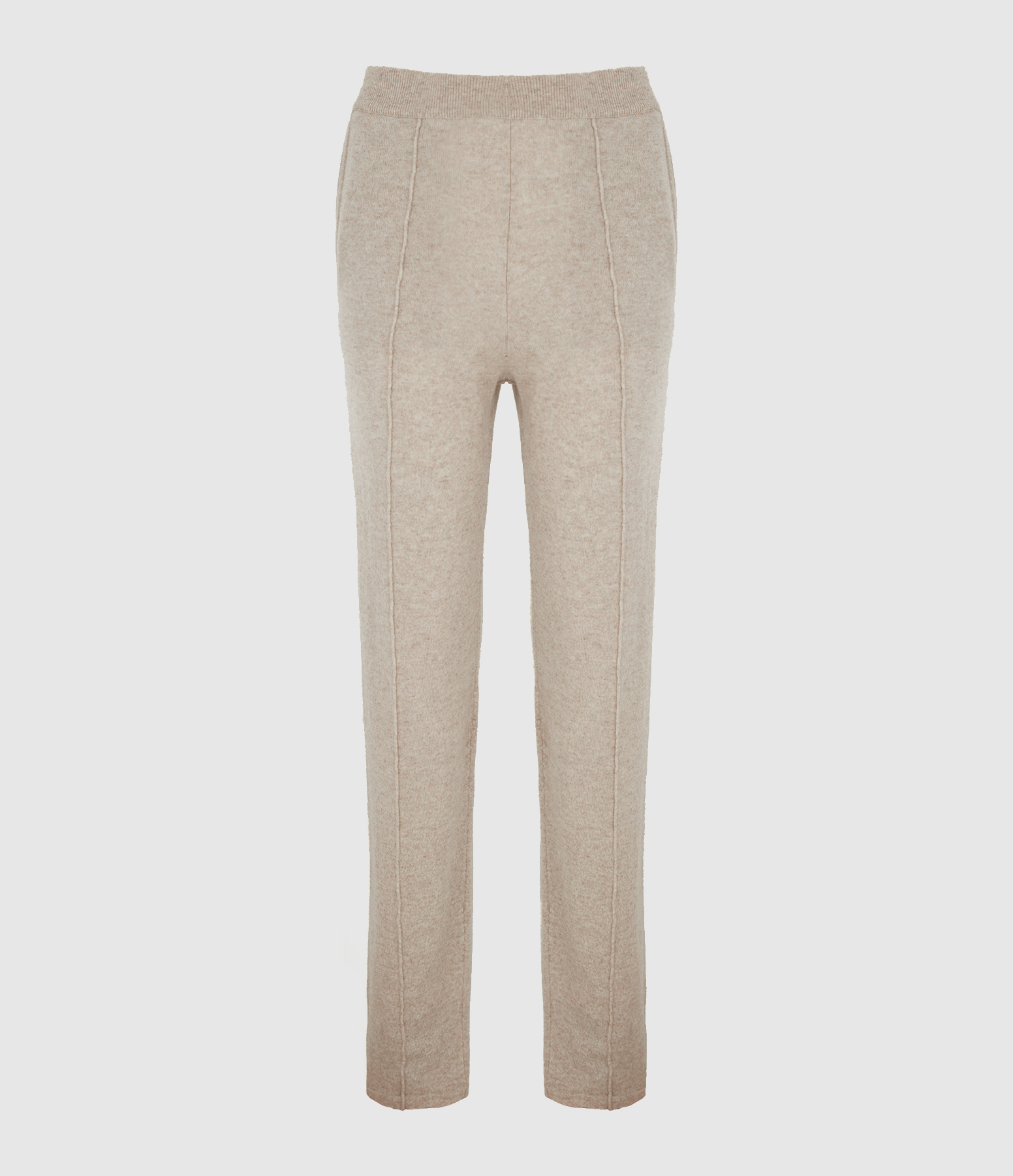 Lupe Straight-Leg Cashmere Trousers in Sandstone