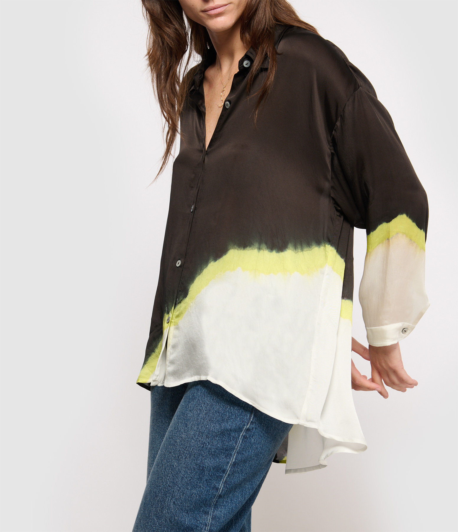 Meganne Blackish Blouse