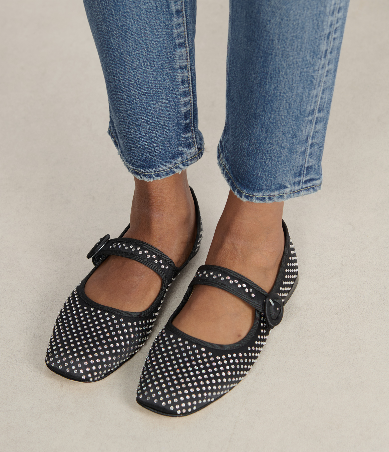 Babies Georgia Black Ballet Flats