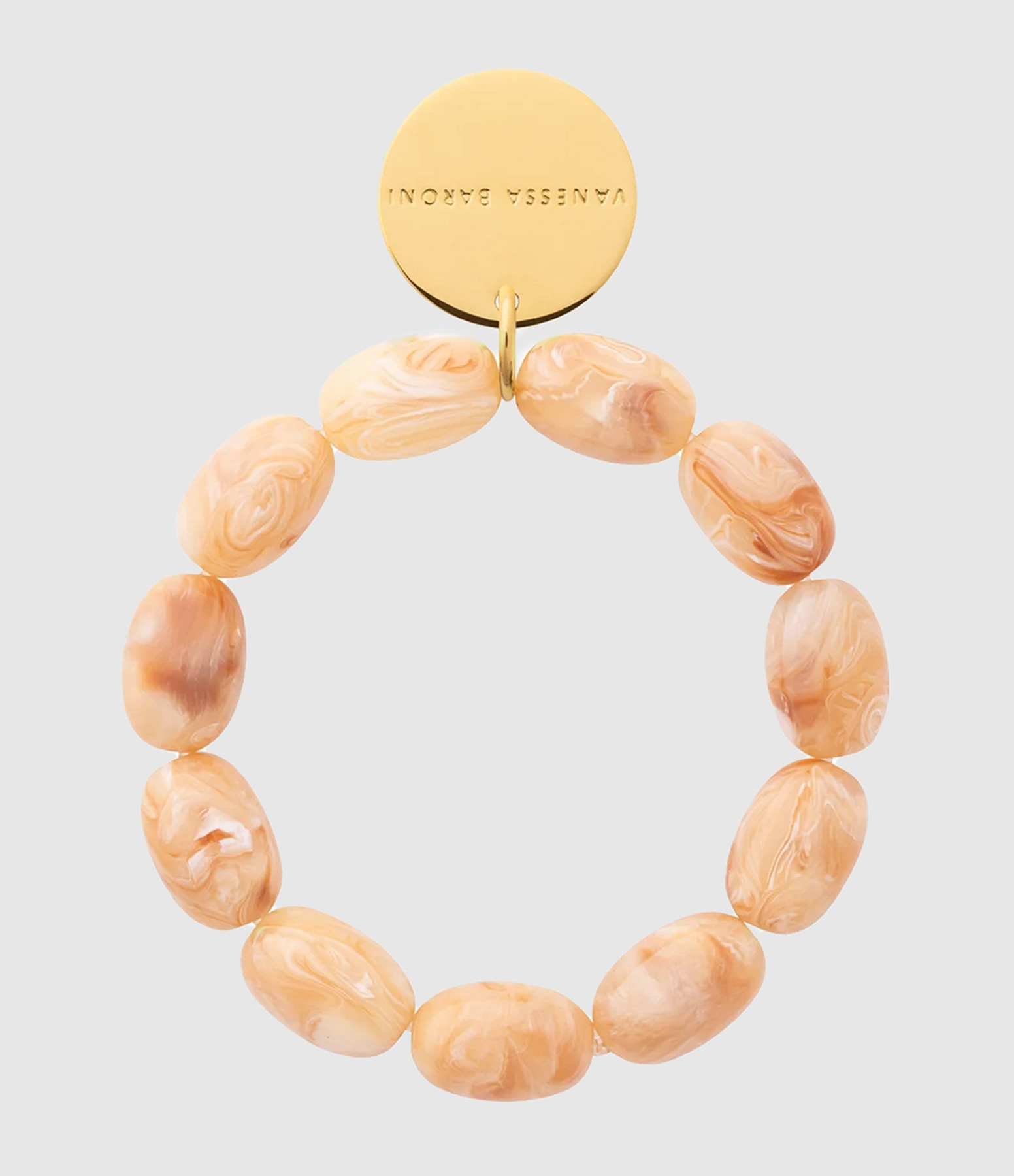 Olive Flex Crème Brûlée Marble Bracelet
