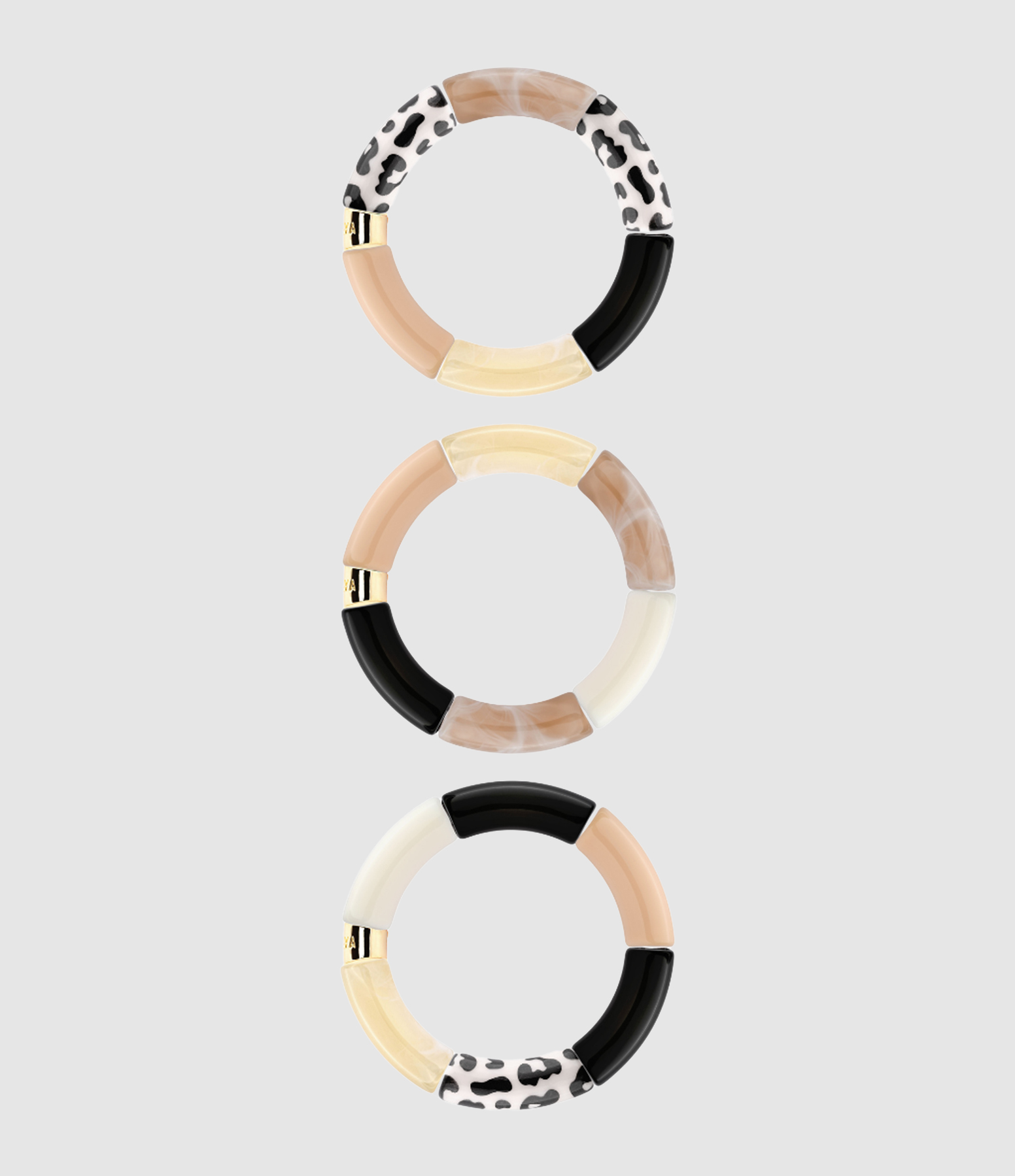Onca Leopard Trio Bracelets