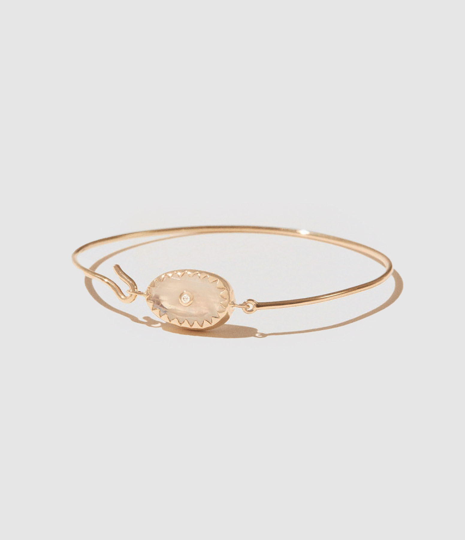 Orso Moonstone Bangle Bracelet