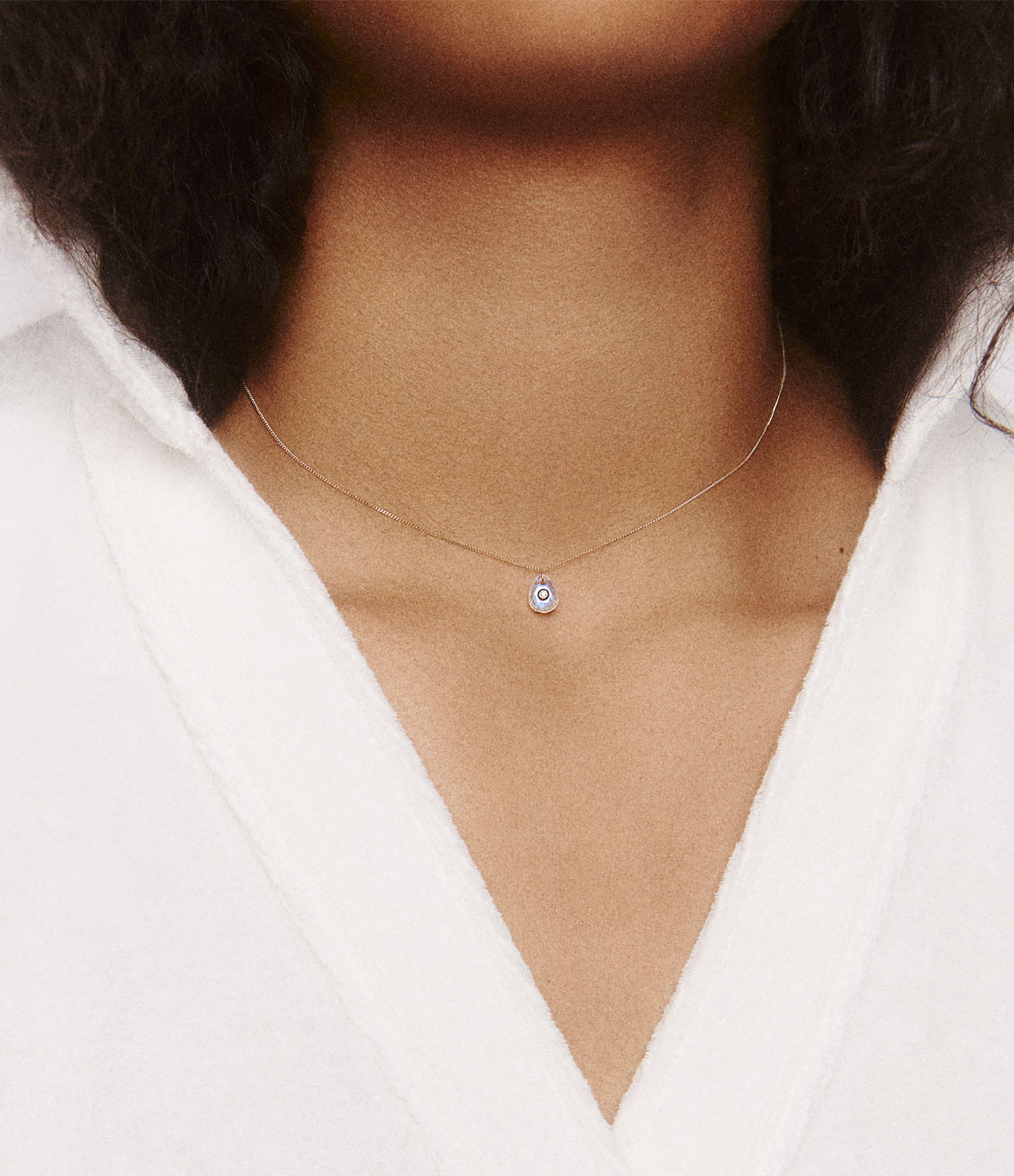 Orso Short Moonstone Necklace