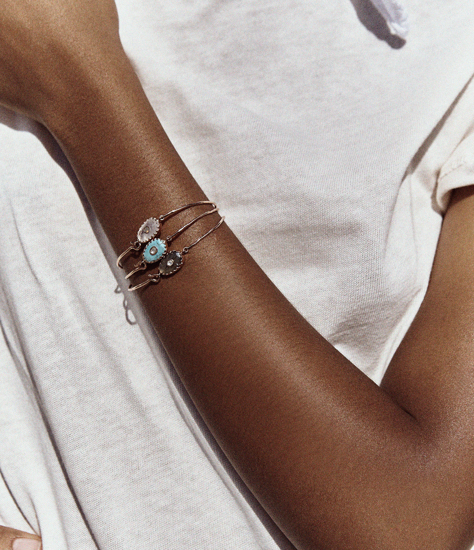 Orso Turquoise Bangle Bracelet