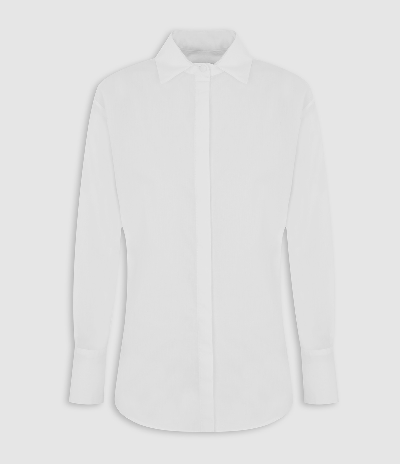 Anabelle Relax White Poplin Shirt