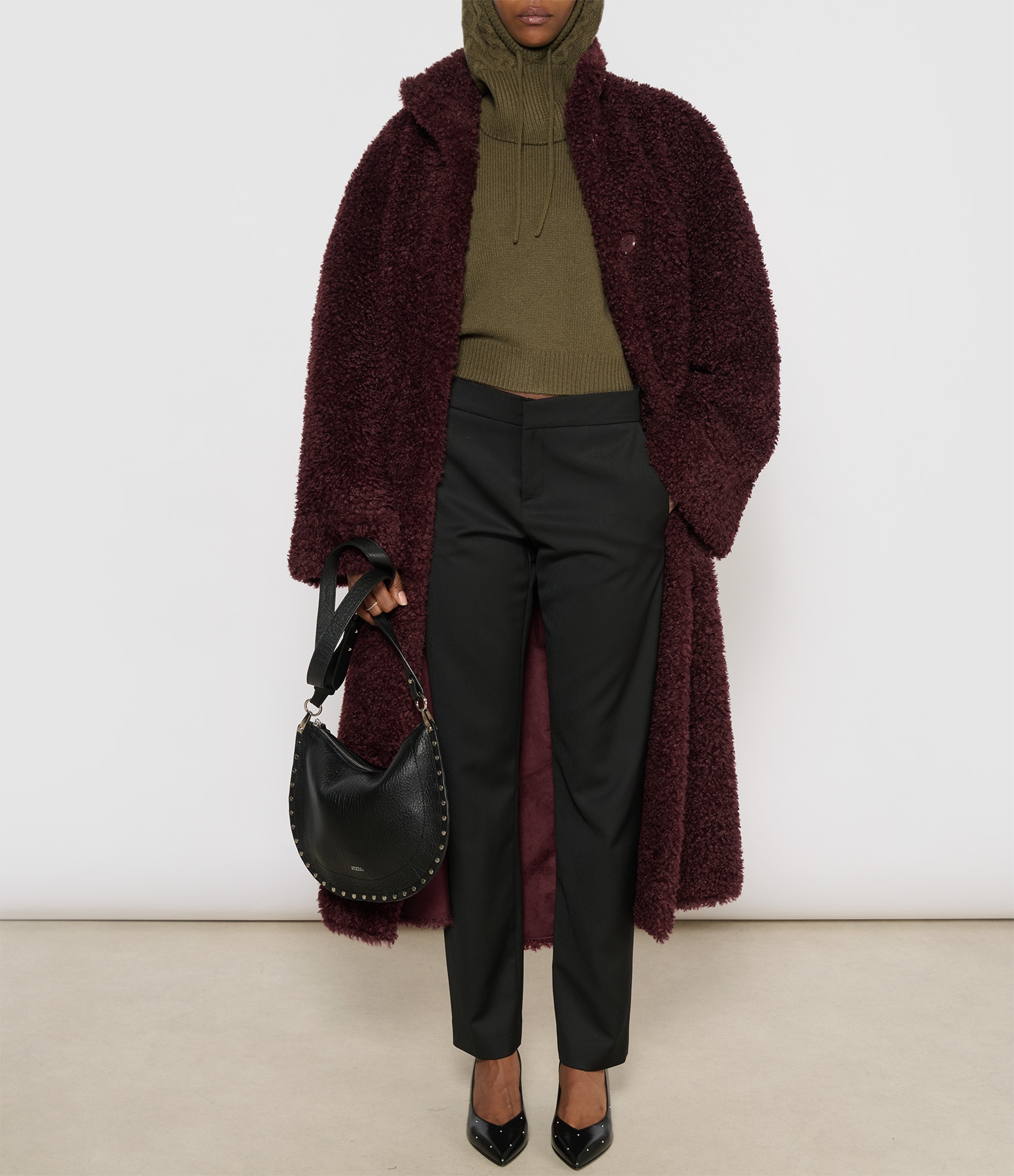 Roxane Super120 Black Trousers