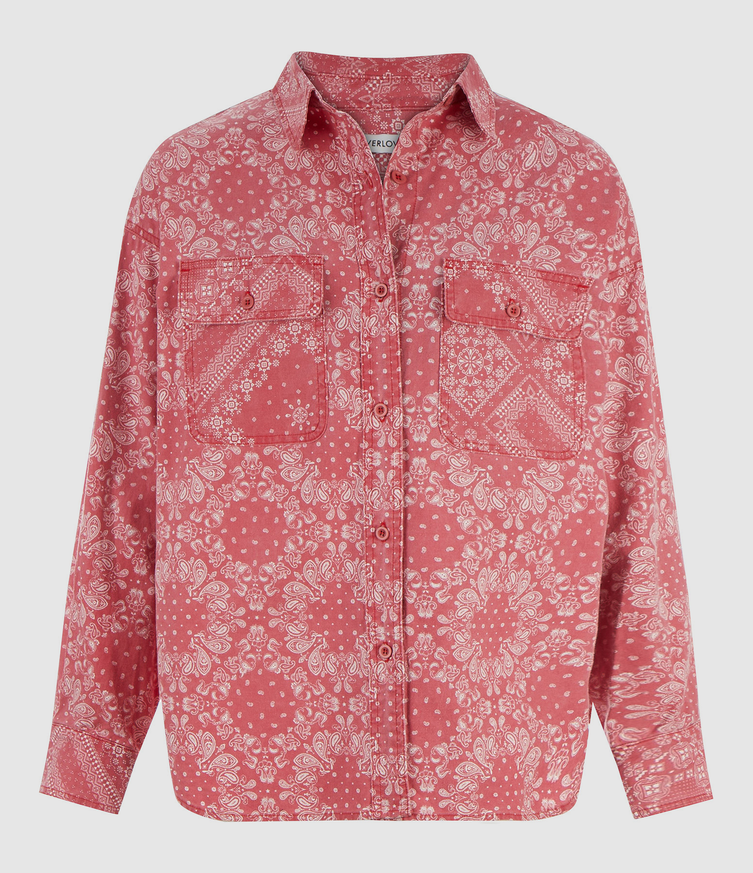 Holloway Red Faded Bandana Shirt