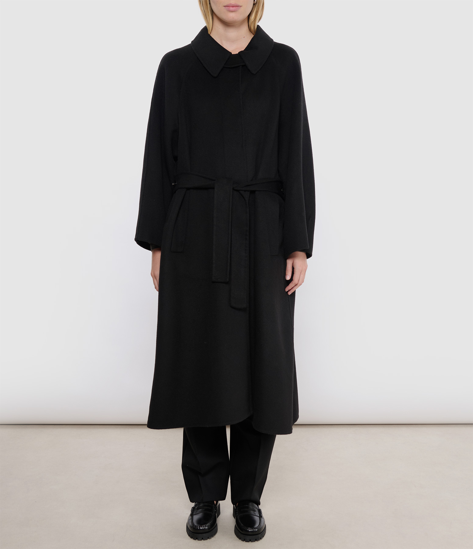 Marcella DB Black Coat