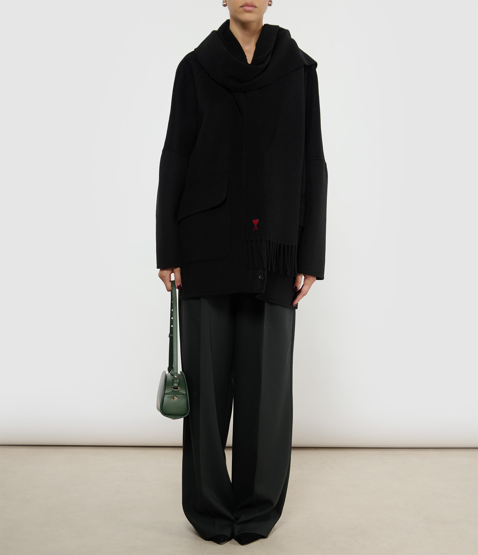 Gertrude DB Black Coat