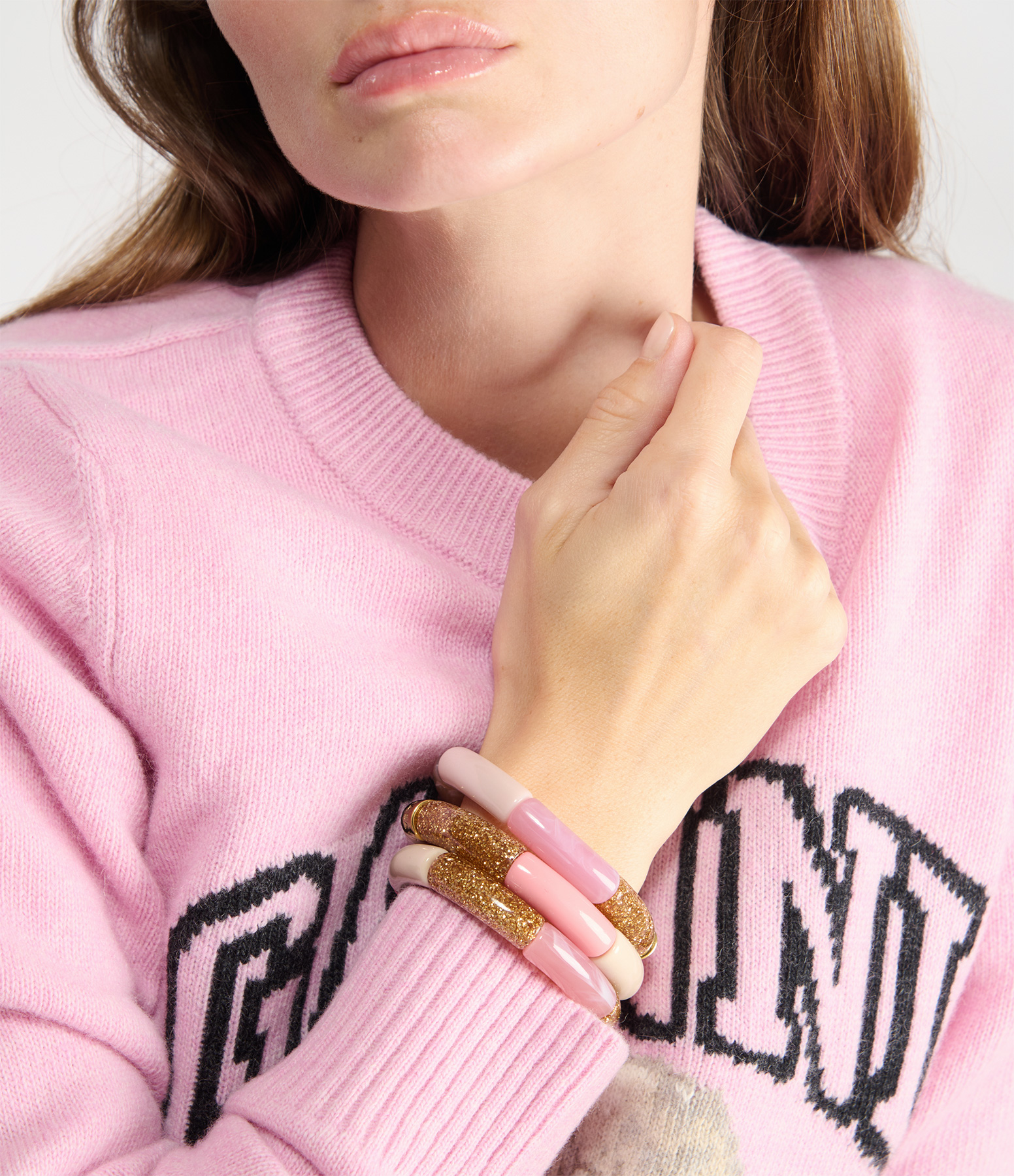 Trio Rosa Ouro Rose Bracelets