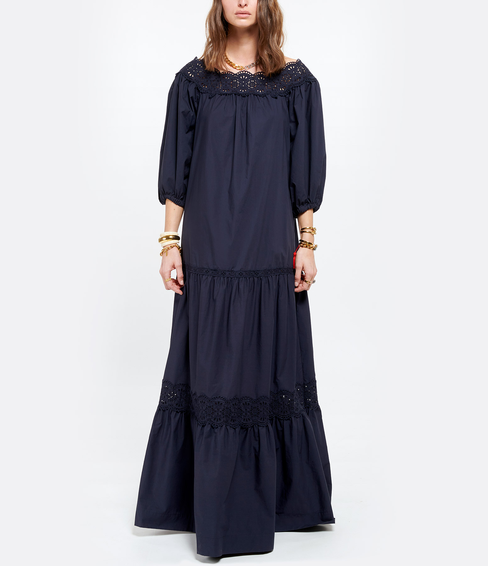 Canyox Blue Poplin Dress