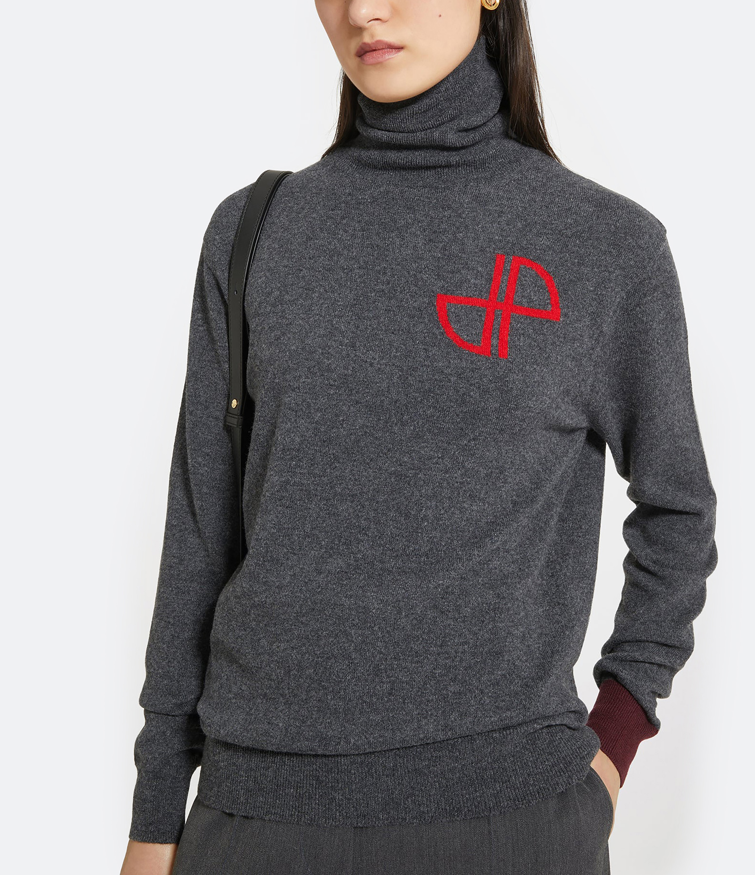 Graphite Turtleneck Jumper
