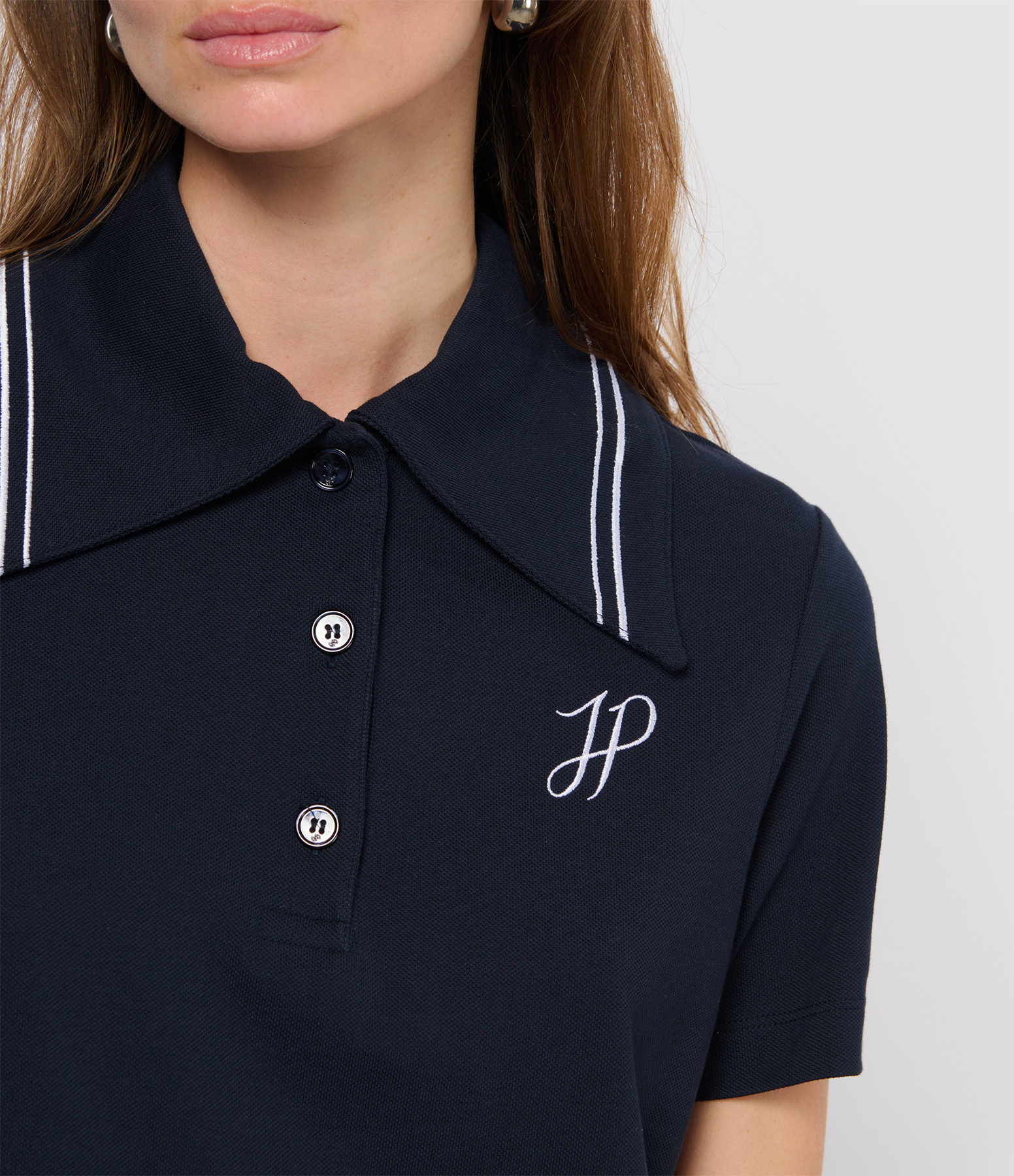 JP Navy Black Polo Dress
