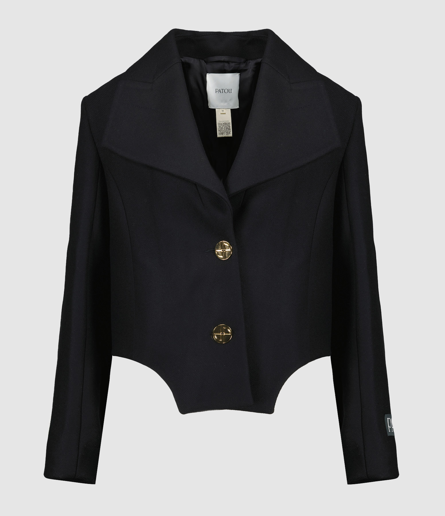 Black Cropped Jacket