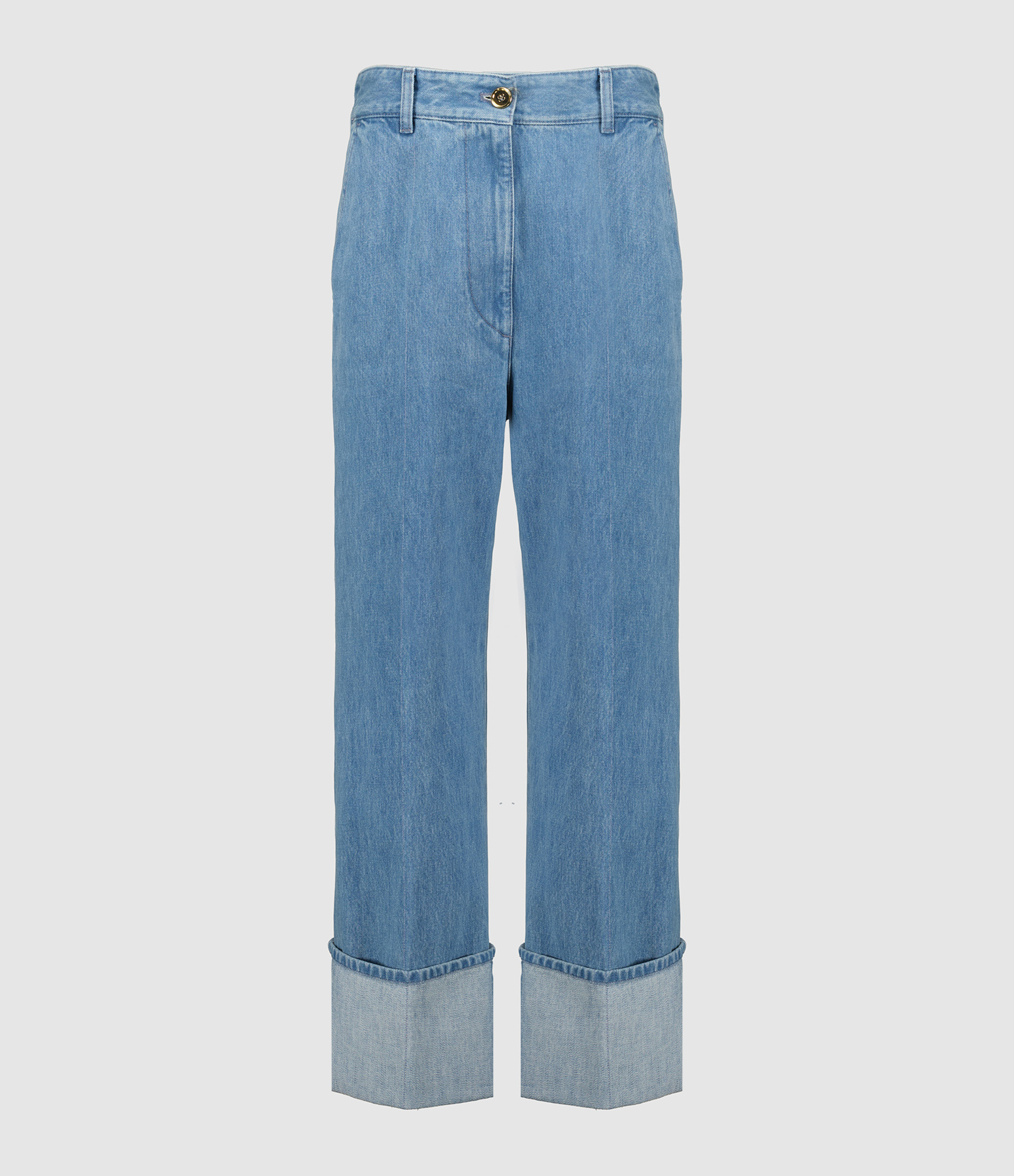 Iconic Ice Blue Hem Jeans