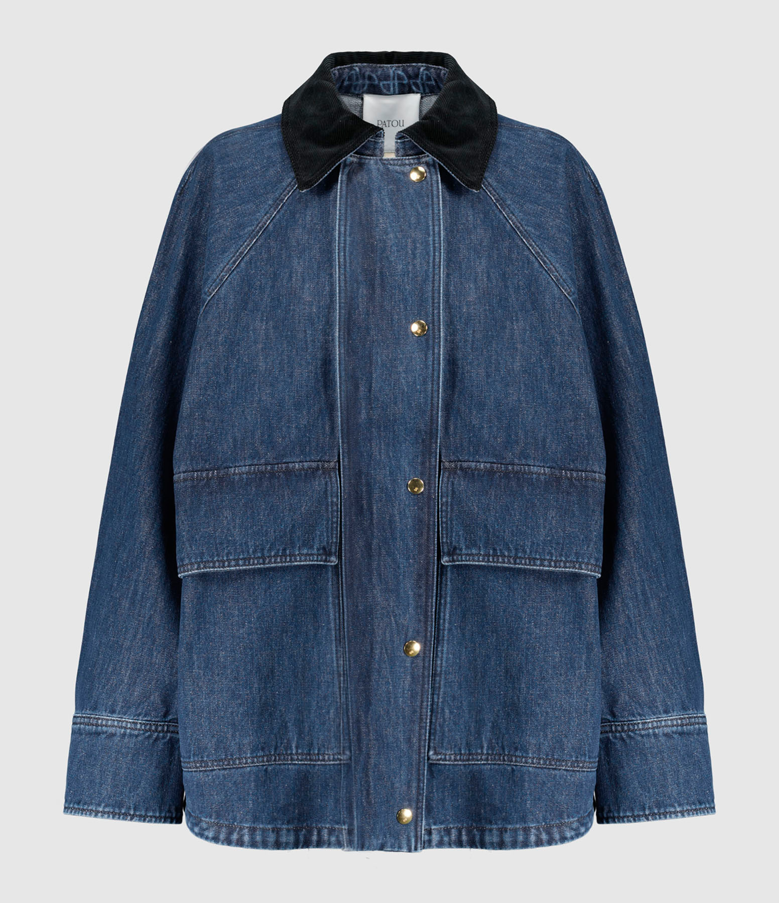 Blue Denim Parka