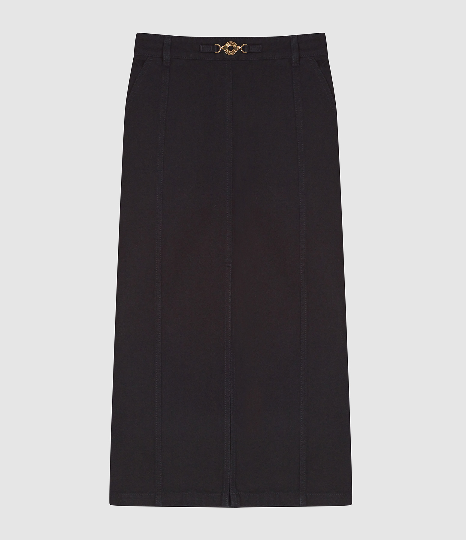 Jp Jewel Khol Stone Mid-Length Skirt