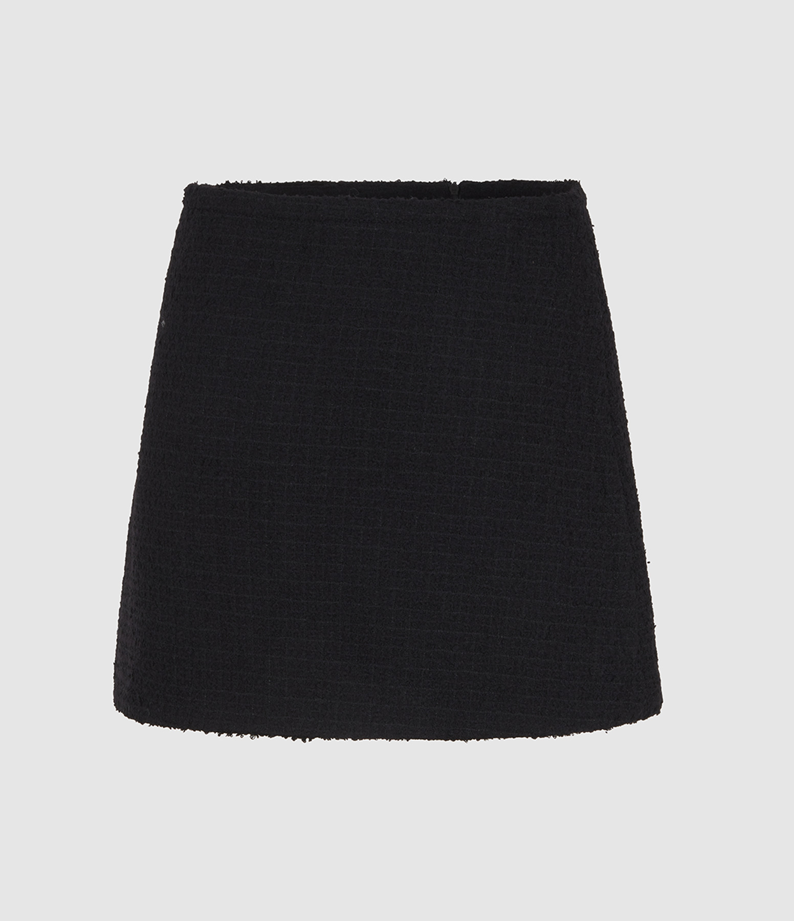 Black Short A-line Skirt