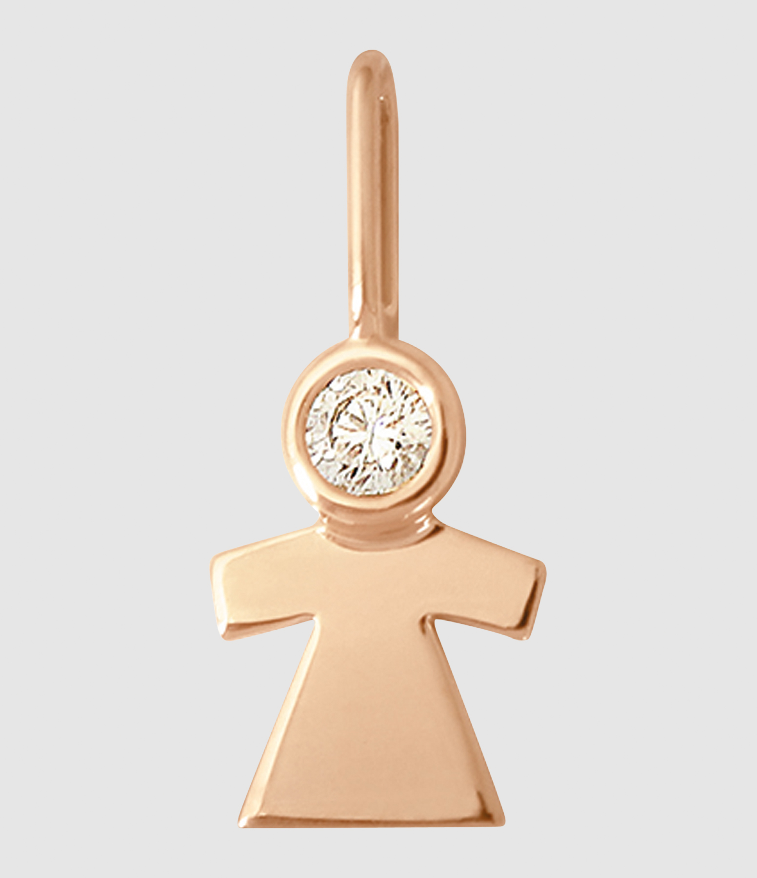 Cosmic Girl Rose Gold and Diamond Pendant