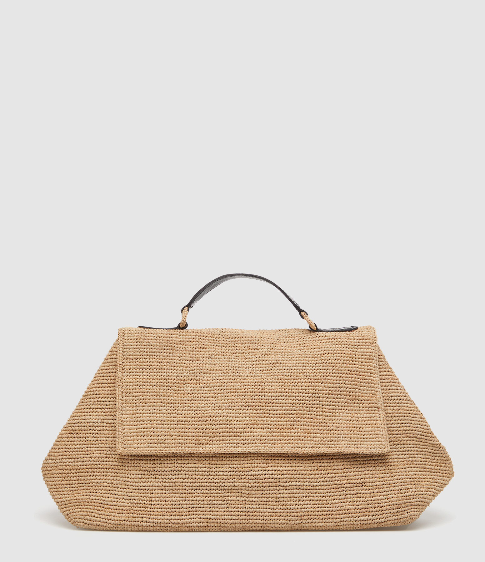 Lahady Tea & Black Leather Bag, Exclusive to Lulli