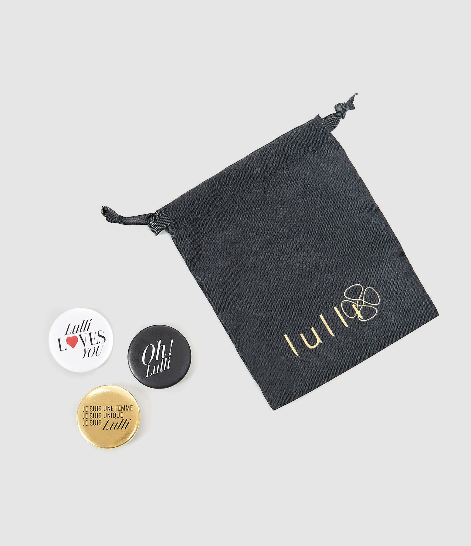 Set of 3 Lulli Badges