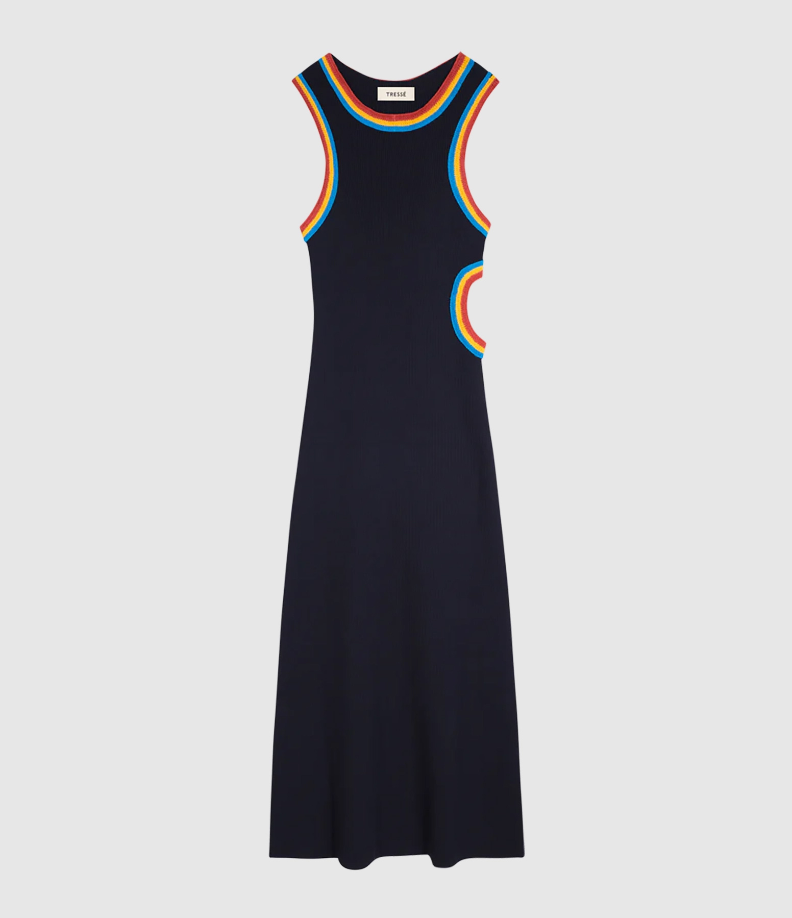 Rassia Navy Blue Maxi Dress