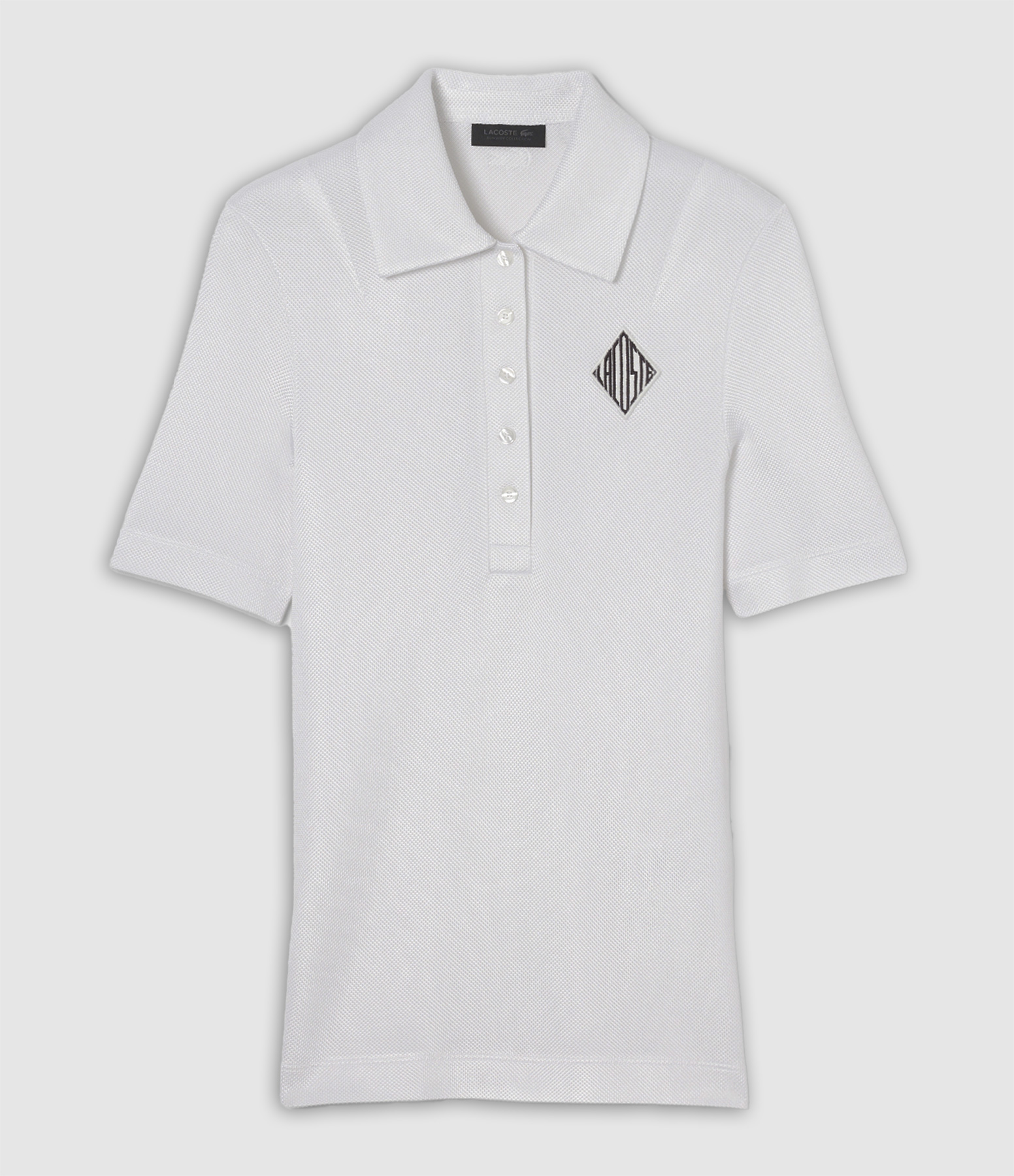 White Polo Shirt, SS25 Catwalk Collection