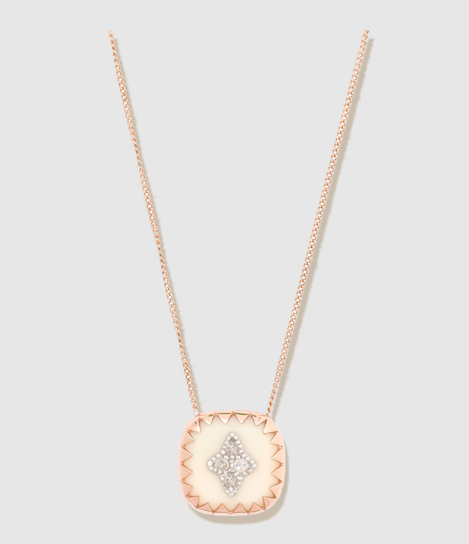 Pierrot Necklace No. 2 – White