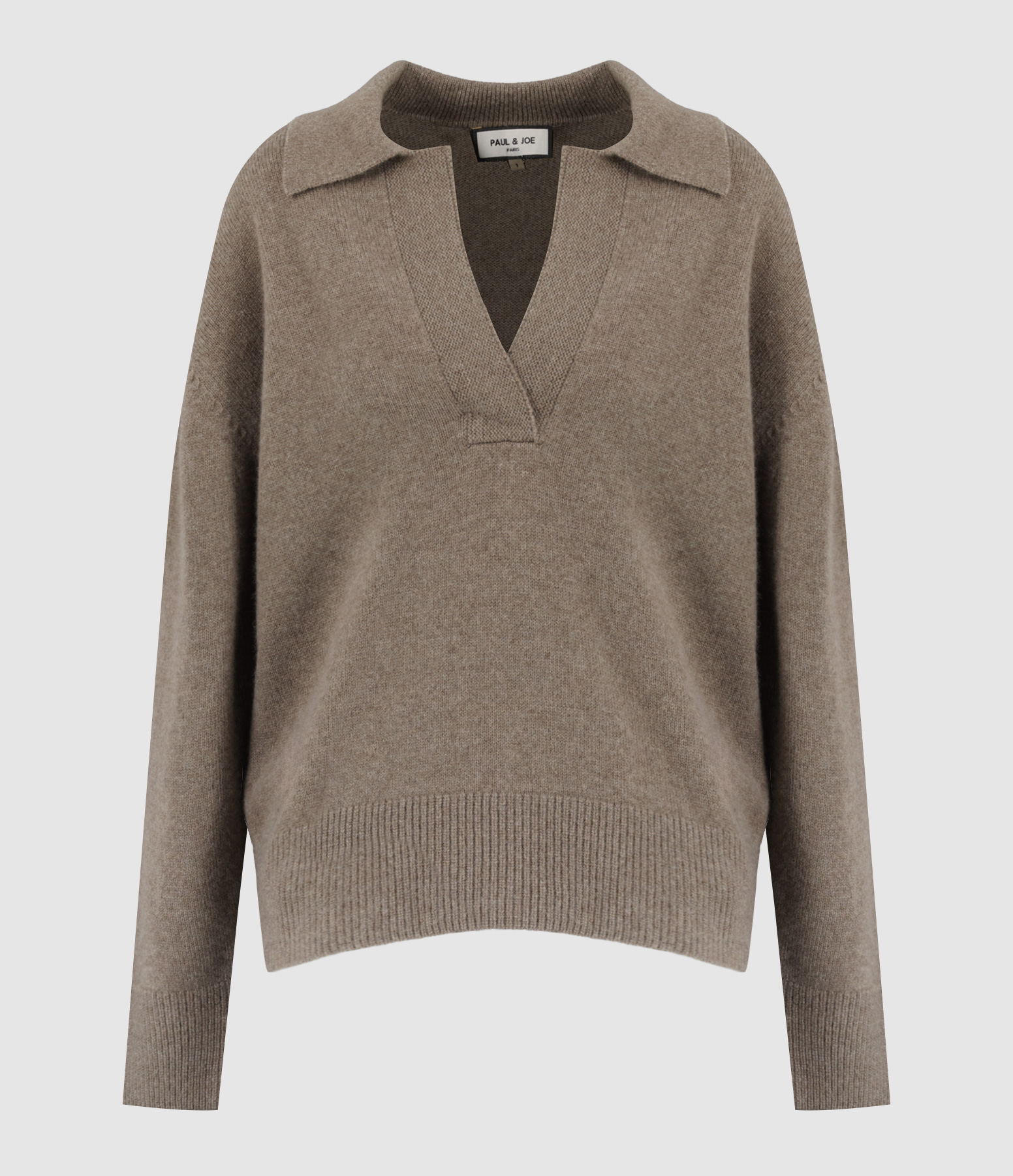 Leplessis Taupe Cashmere Jumper