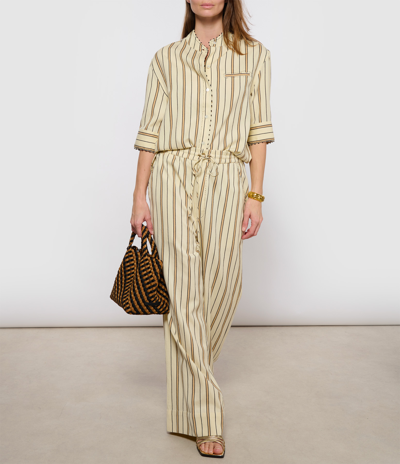 Vfandor F Beige Trousers