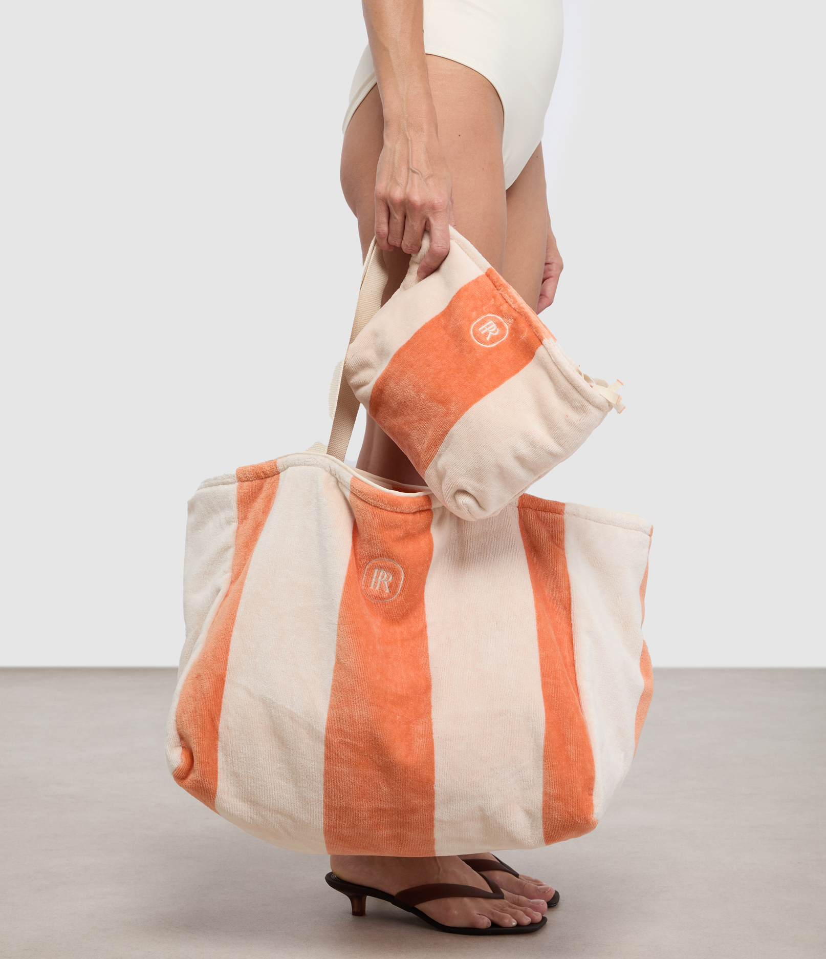 Place Reservée Peach Beach Bag – One Size