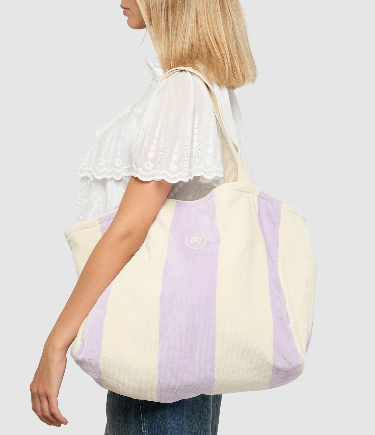 Place Reservée Lavender Beach Bag – One Size