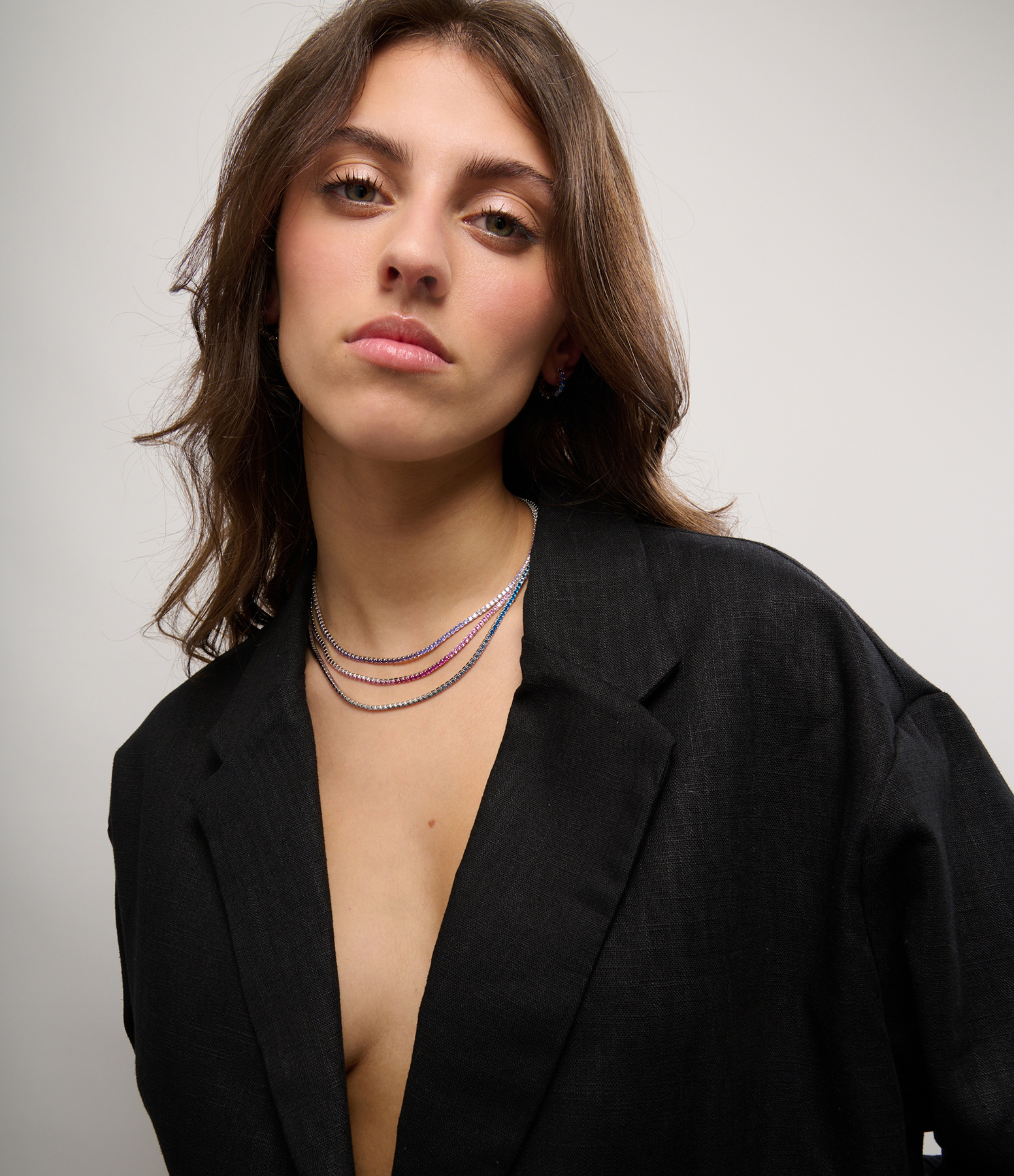 Ocean Silver-Blue Necklace