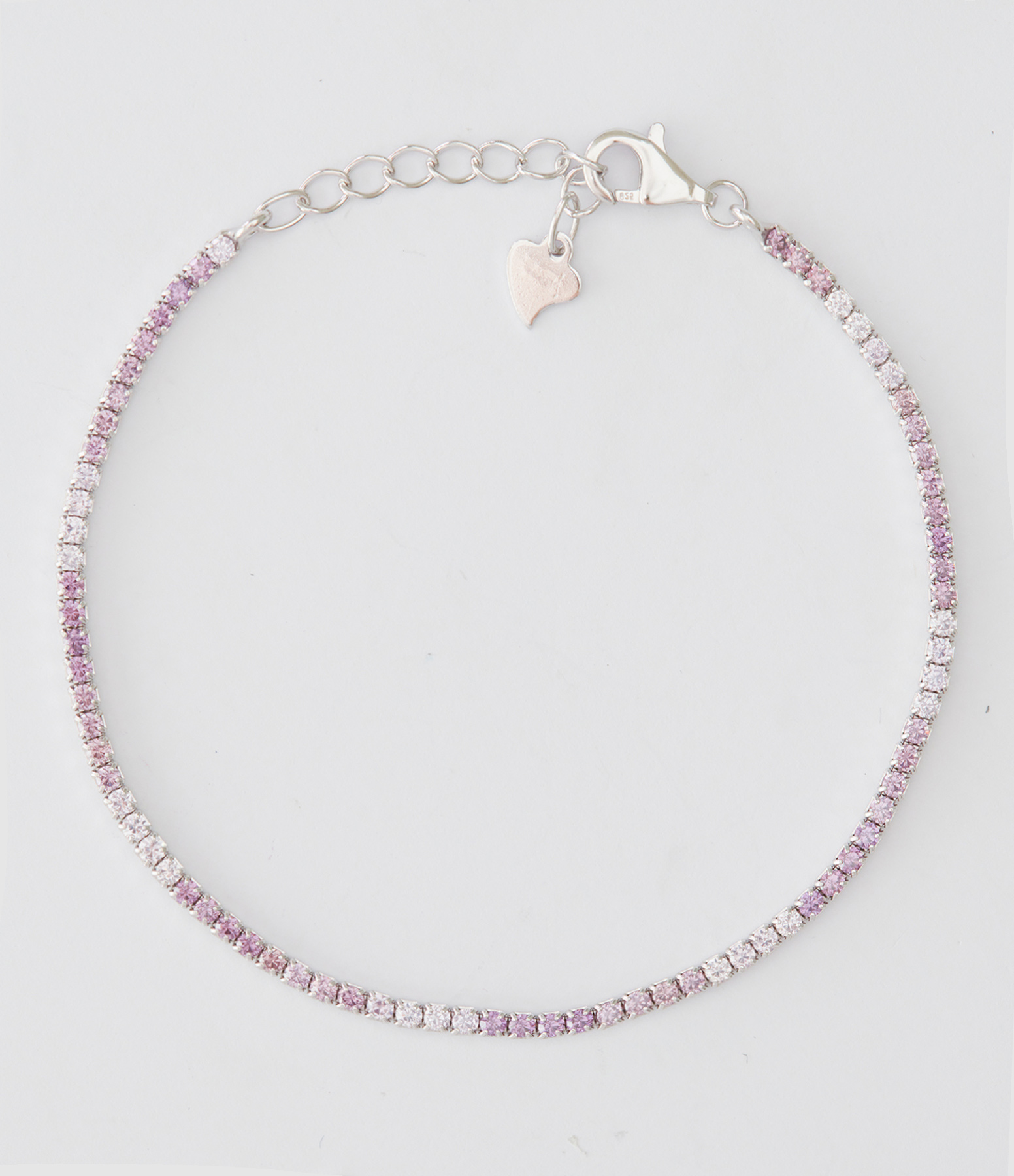 Yuki Silver and Purple Bracelet