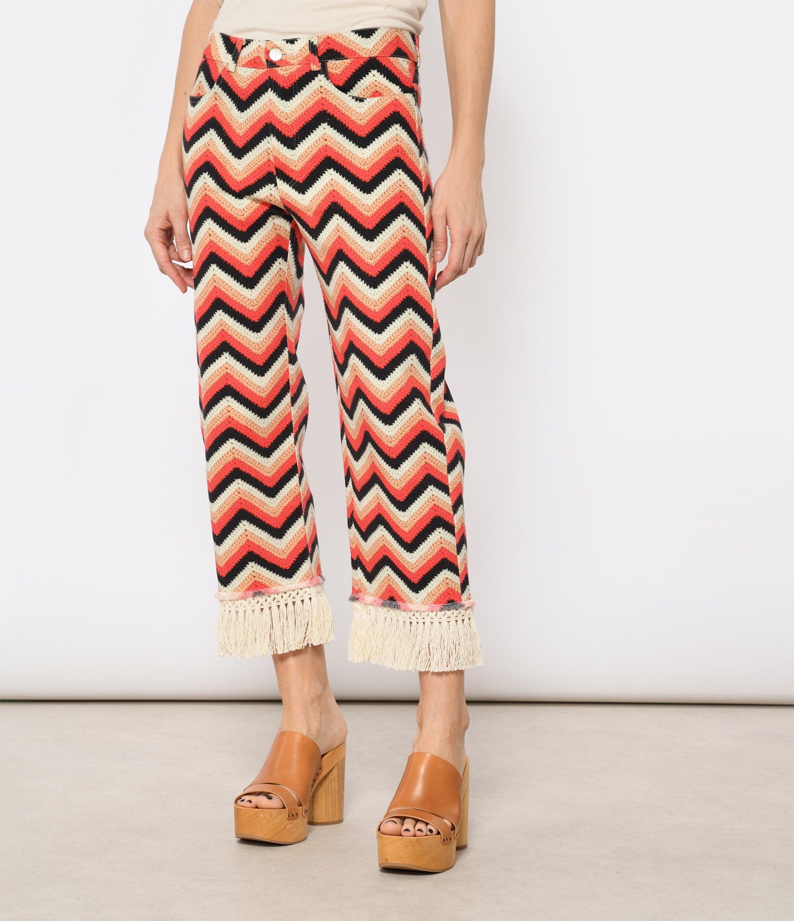 Multicoloured Drappa Trousers