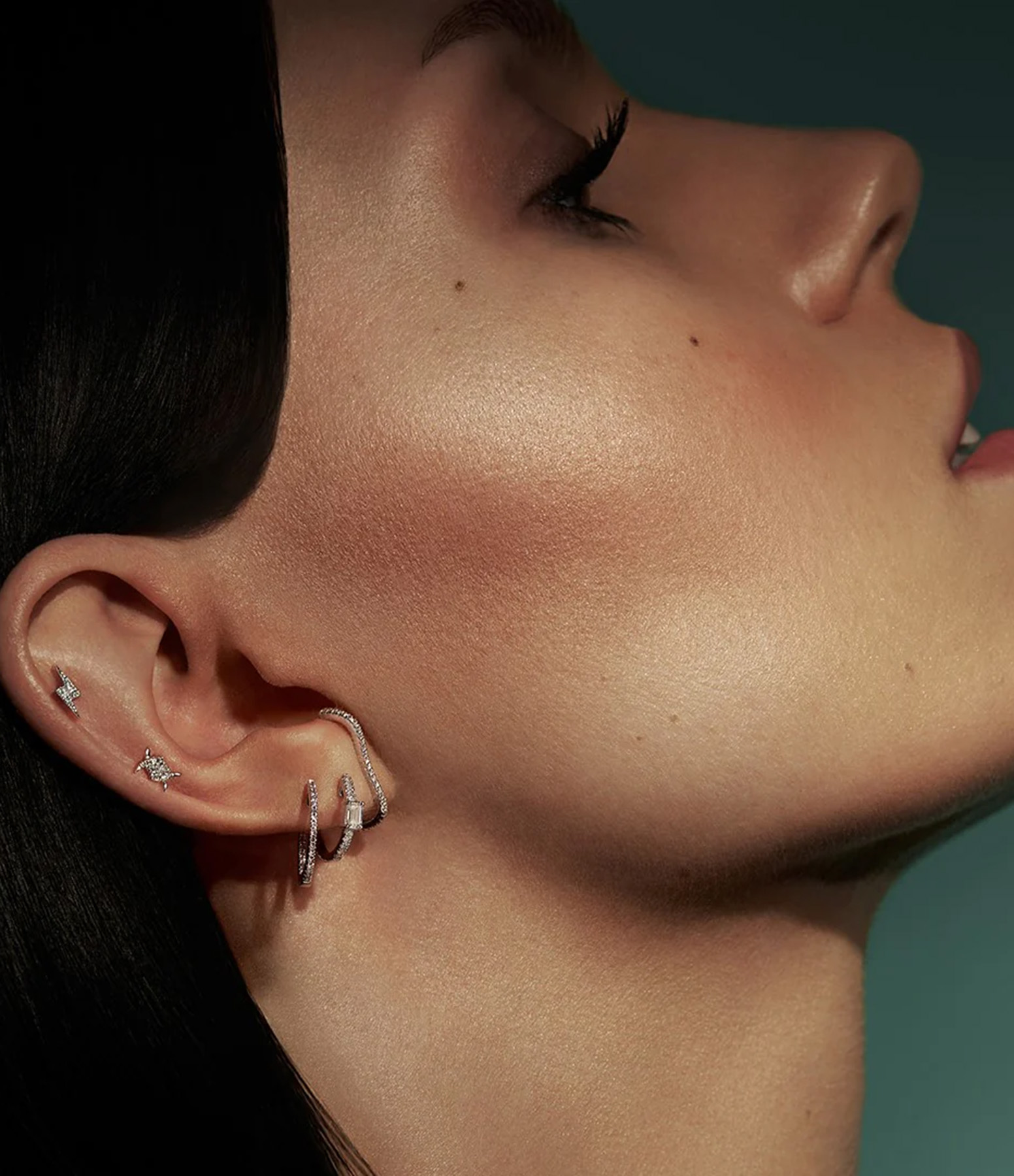 Magic Touch Lightning Diamond White Gold Piercing (sold individually)